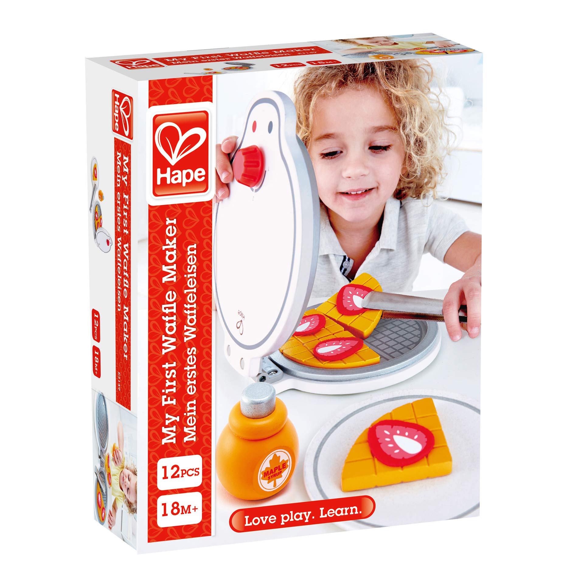 Hape E3138 set waffle cucina giocattolo con fragole