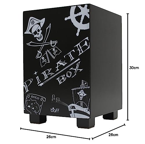 smallfoot Pirata sgabello tamburo legno 38 cm