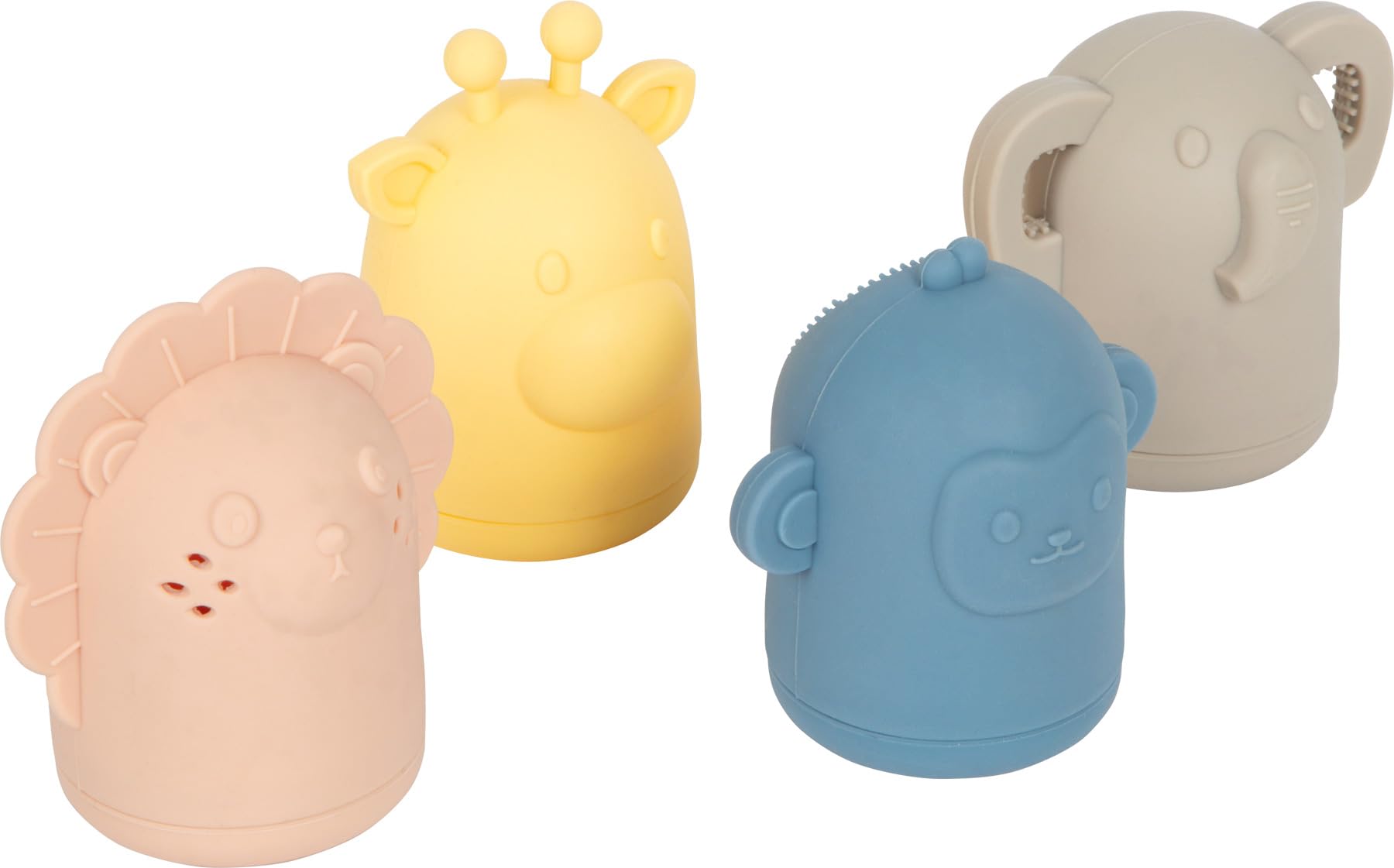 smallfoot set bagnetto silicone animali 4 pezzi senza BPA