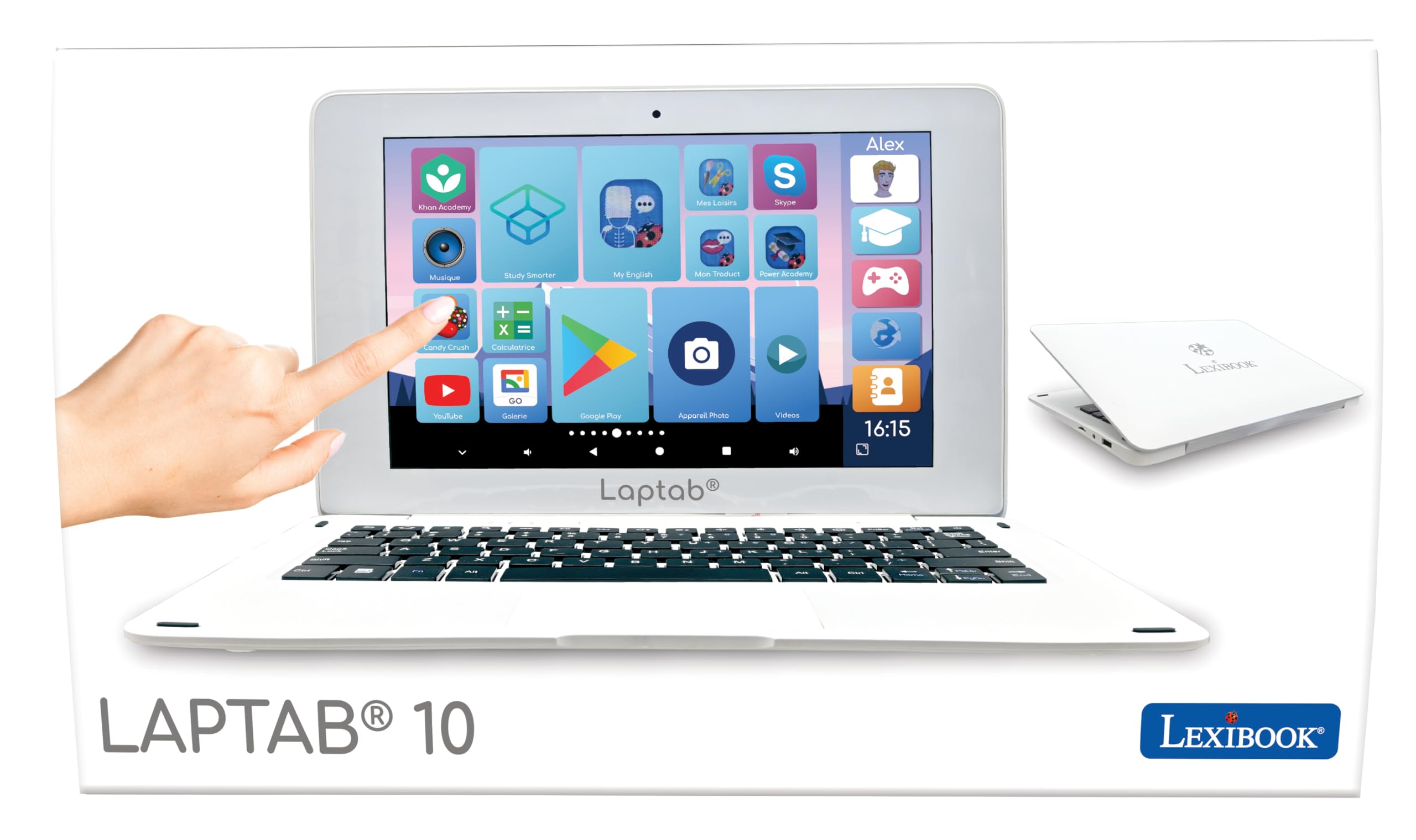 Lexibook Laptab 10 LT10FR computer portatile touch 10 pollici