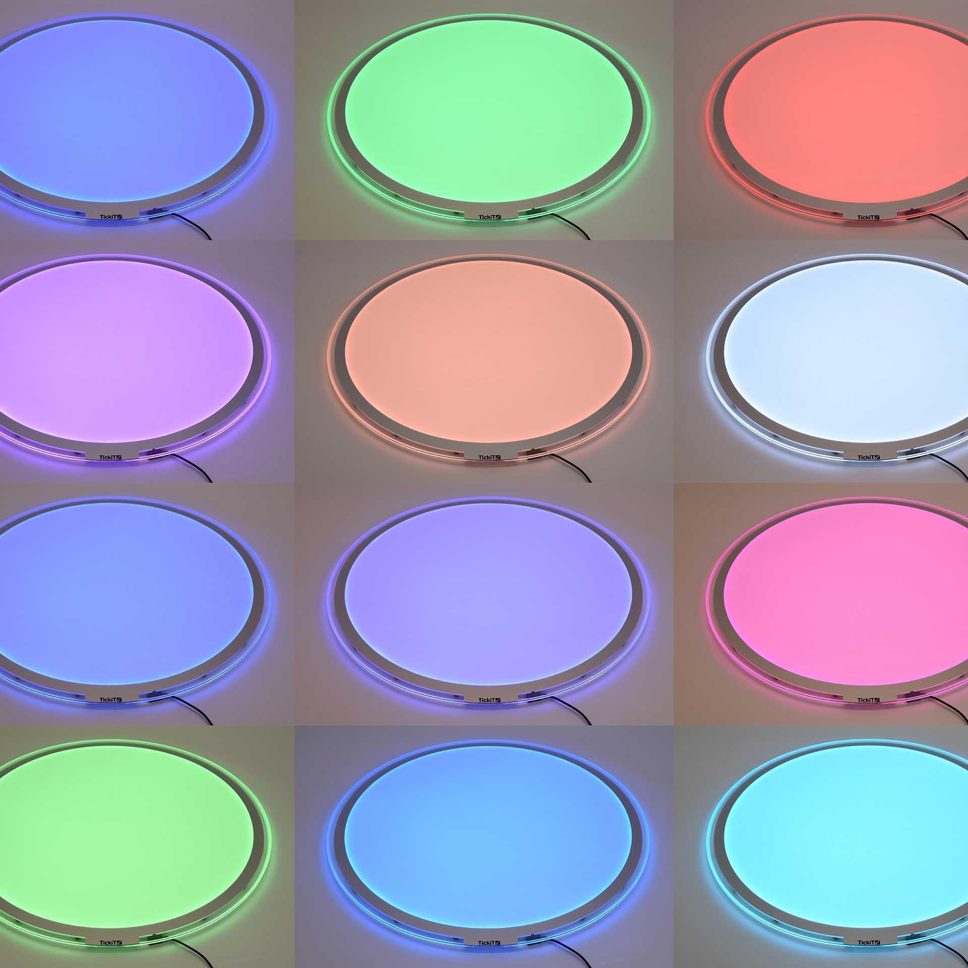 Tickit Light Panel Round pannello luminoso rotondo 20 colori