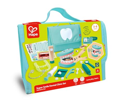 Hape Kit Dentista gioco di ruolo 8 denti interattivo