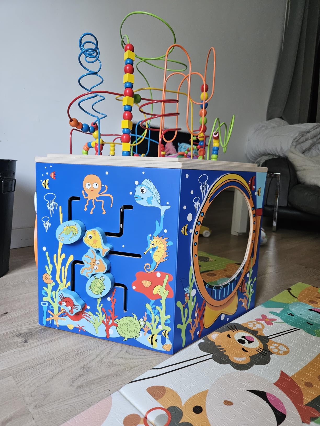 Hape E1907 Barriera Corallina cubo attività legno