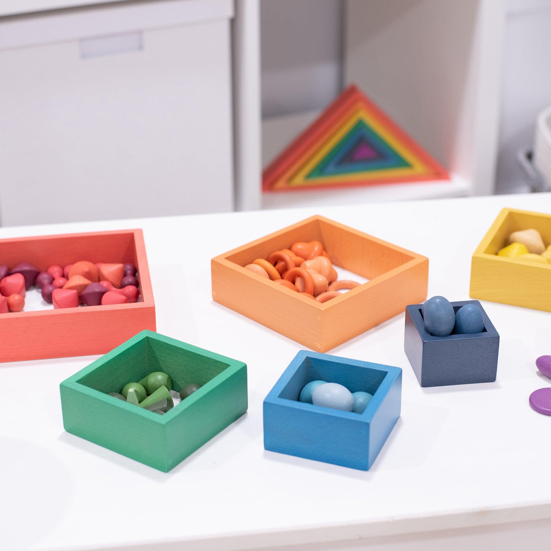 Tickit Wooden Treasures Starter Set tesori legno colori