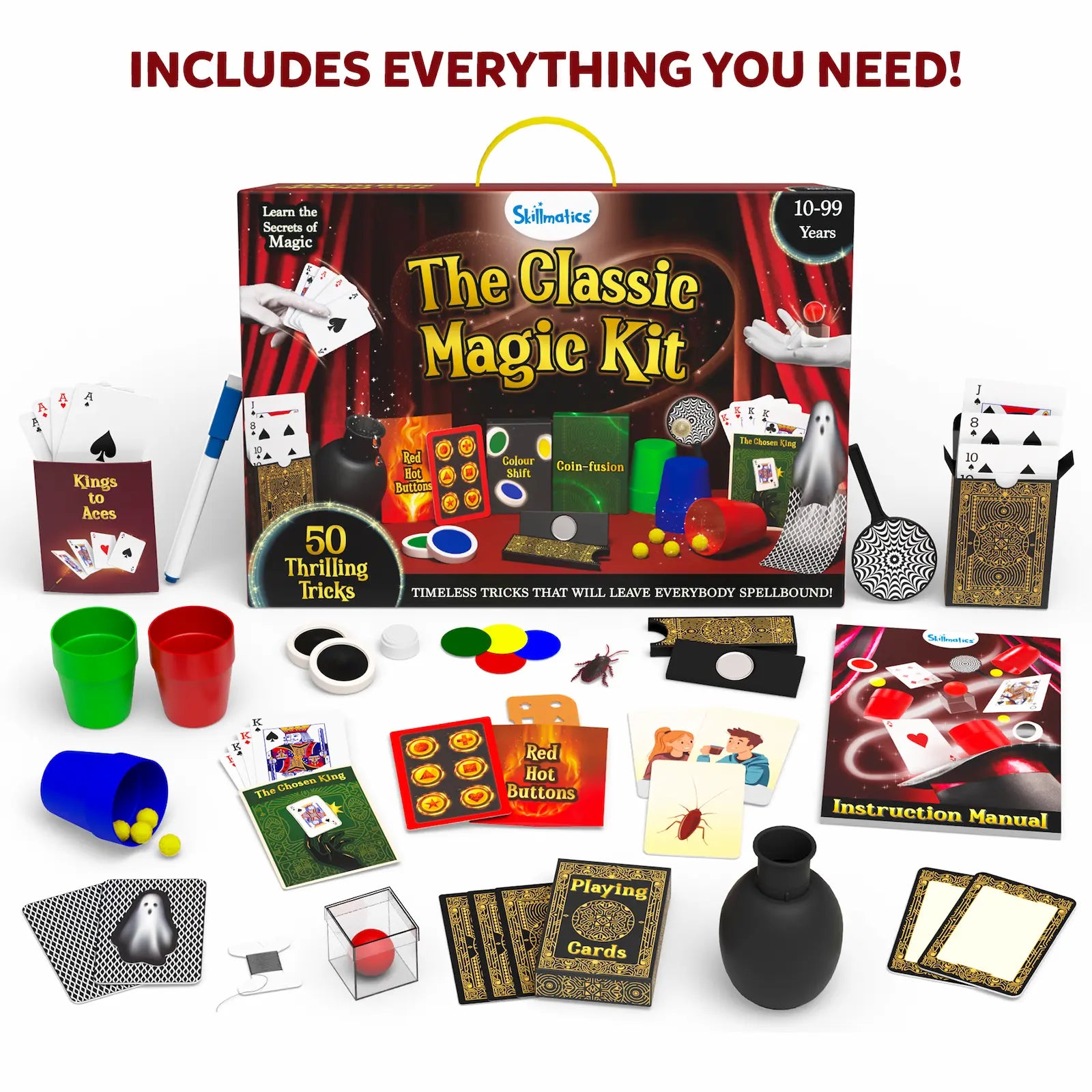 Skillmatics Magic Classic kit magia trucchi da 10 anni
