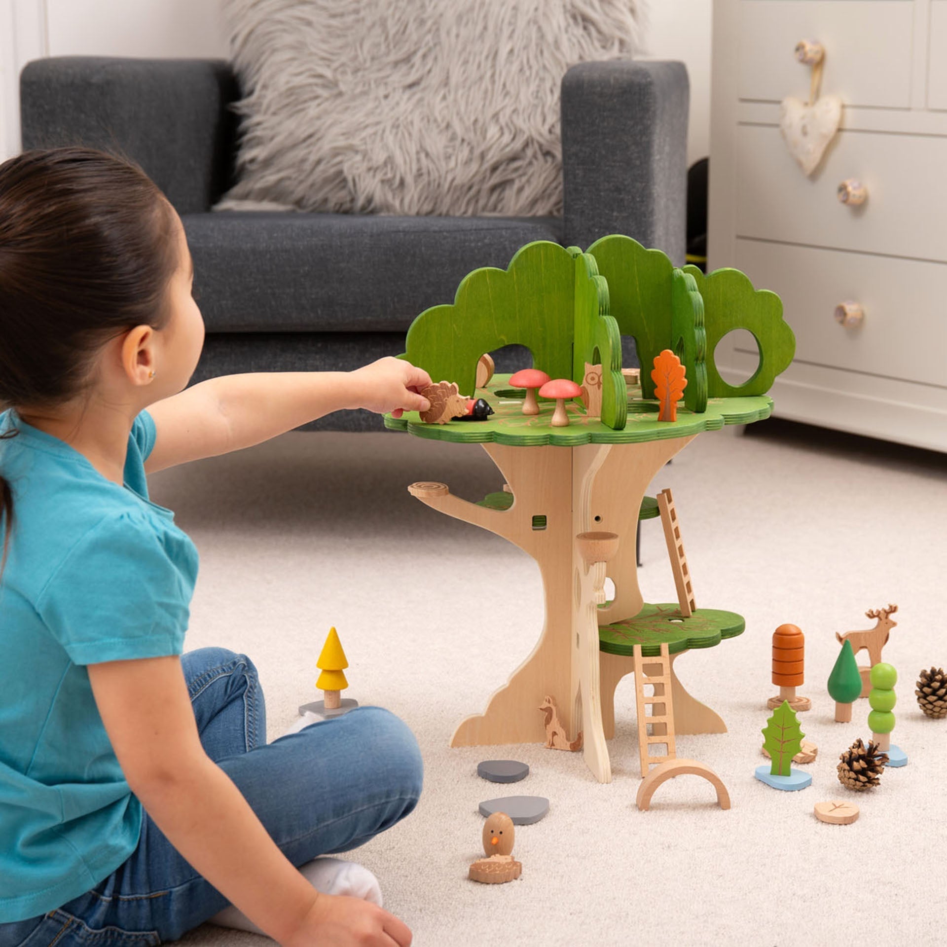 Tickit Woodland Trail Treehouse casetta albero legno