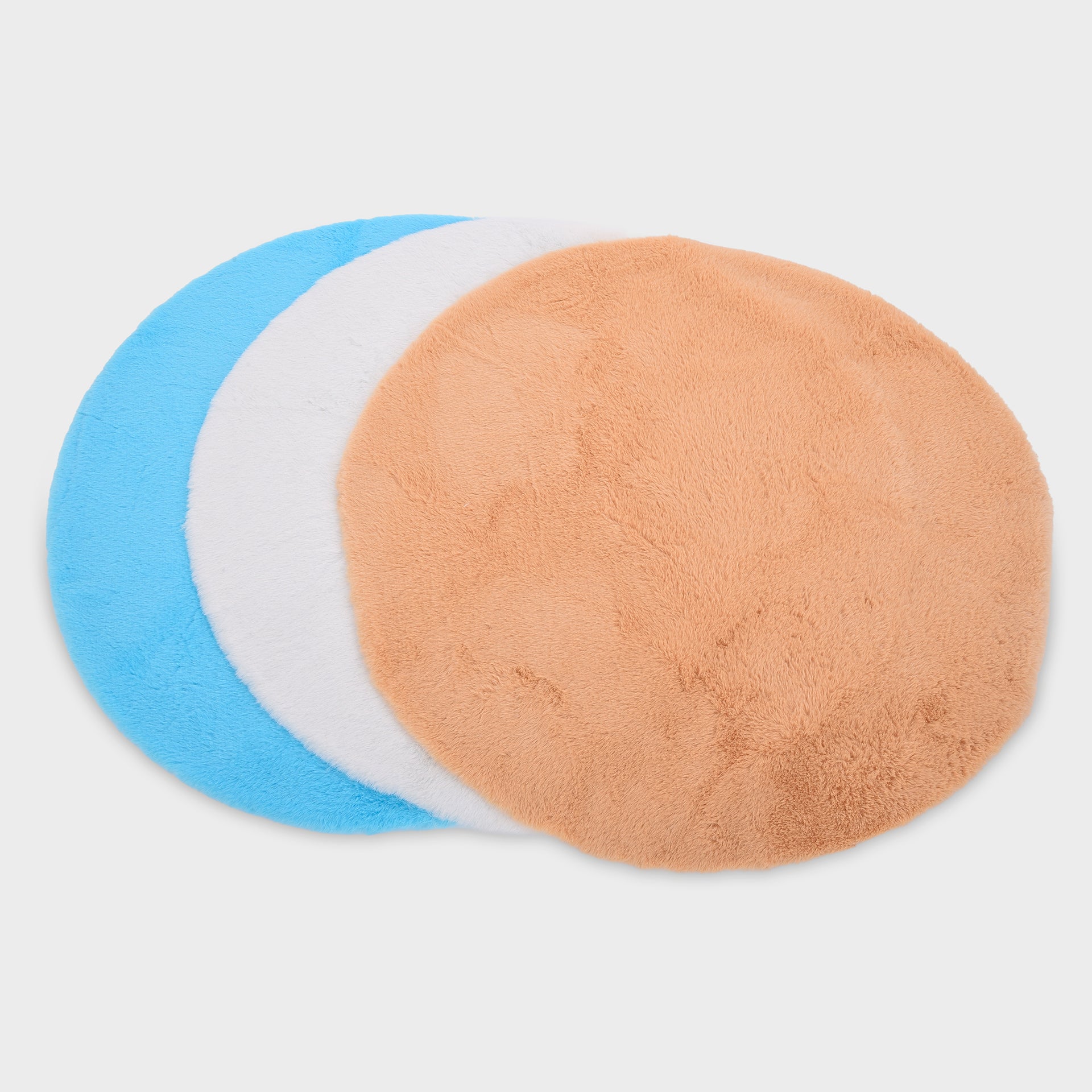 Tickit Discovery Furry tappeti sensoriali 3 pezzi pelosi