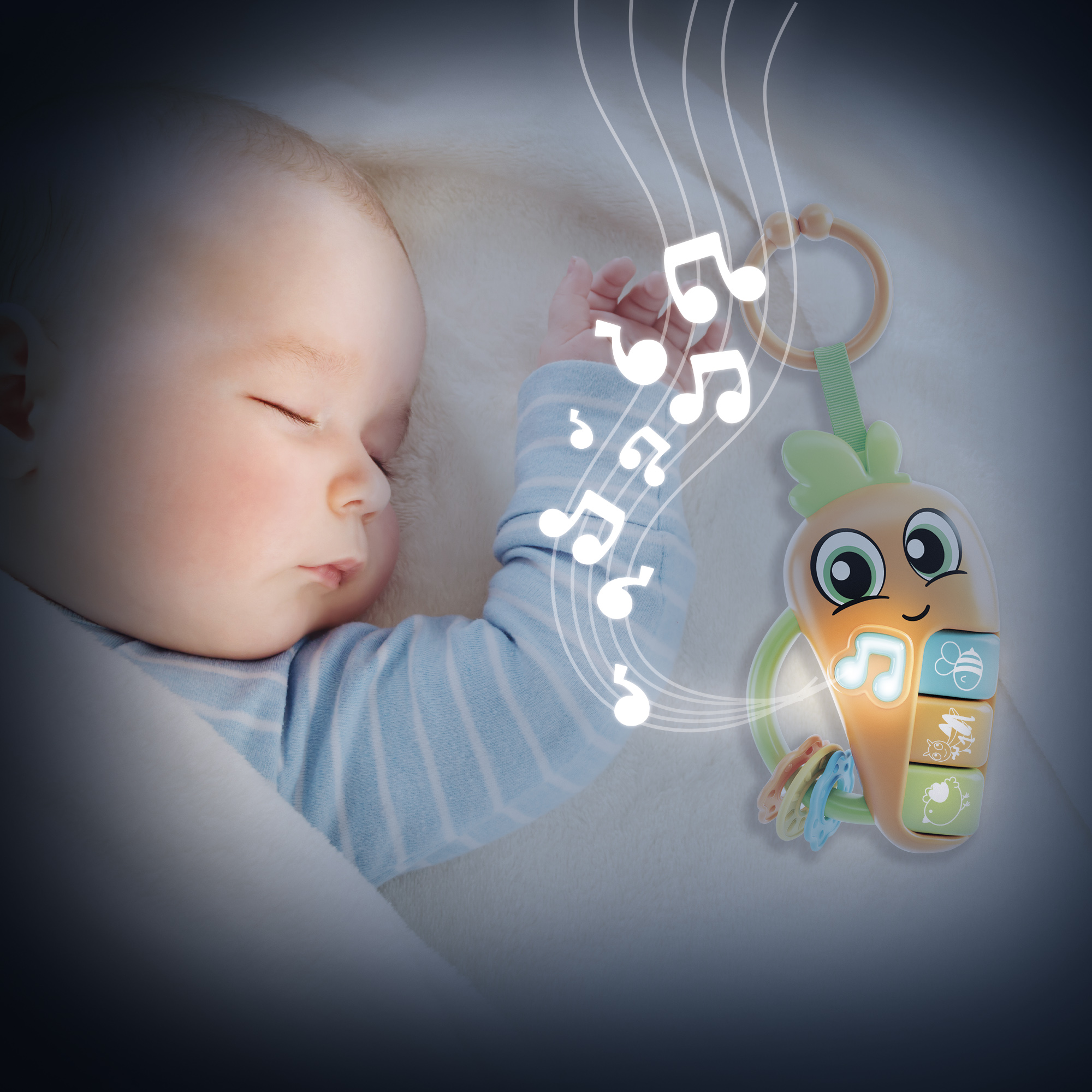 Lisciani Carotina Baby Carrot sonaglio musicale neonati