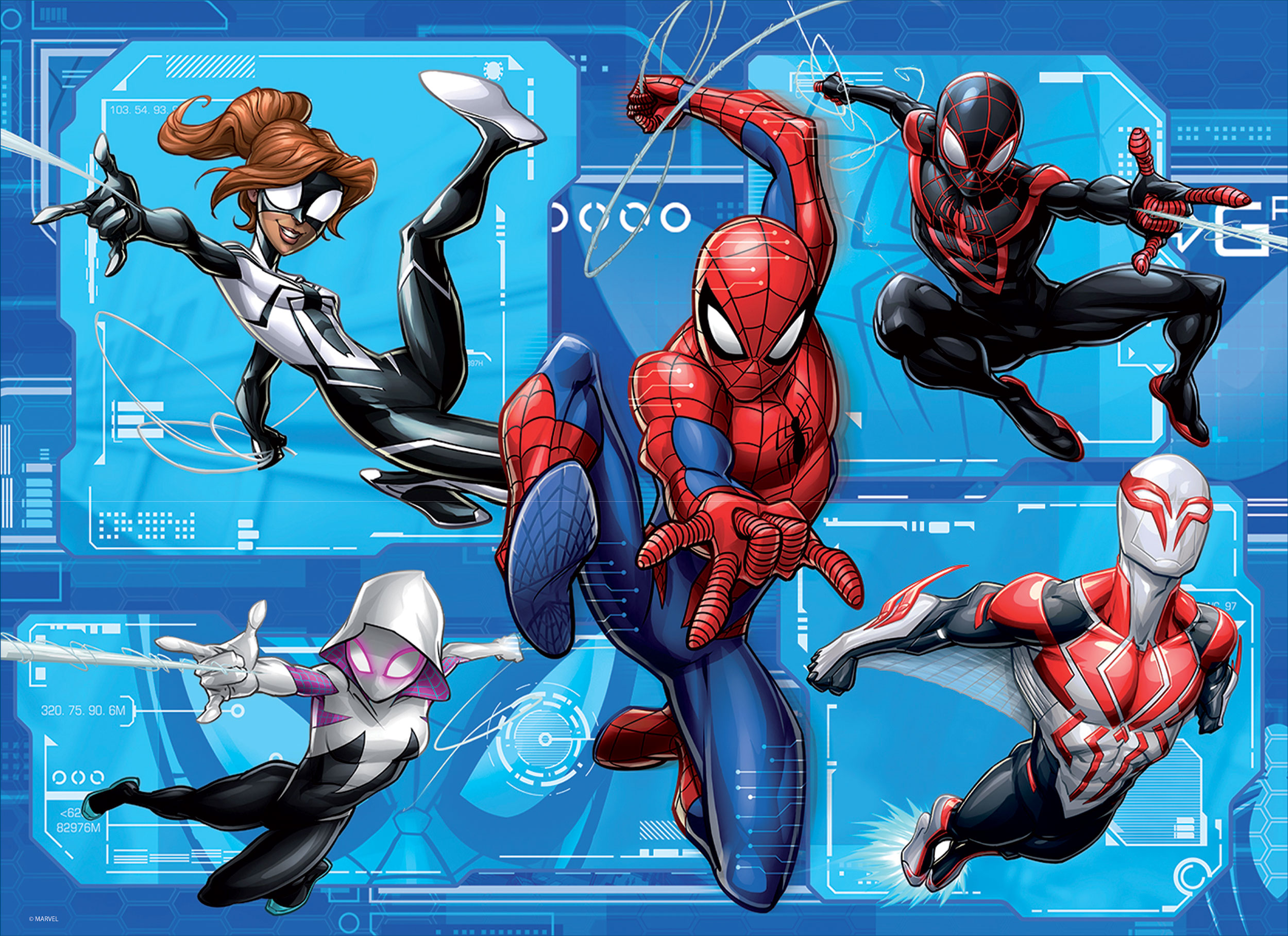 Lisciani Marvel Maxi Floor 108 Spider-Man puzzle pavimento