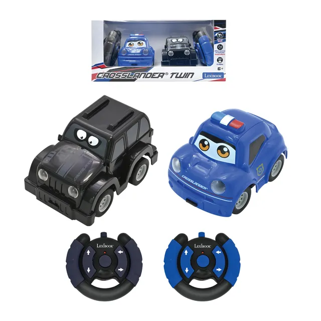 Lexibook Crosslander Twin RC12 auto radiocomandate polizia ladri