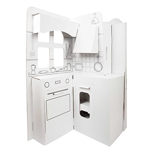 small foot 11800 cucina giocattolo cartone da colorare 3 anni