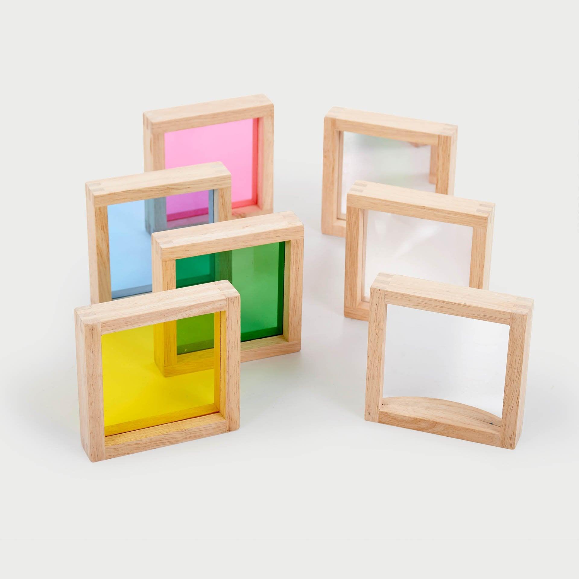 Tickit Sensory Squares blocchi sensoriali 7 pezzi traslucidi