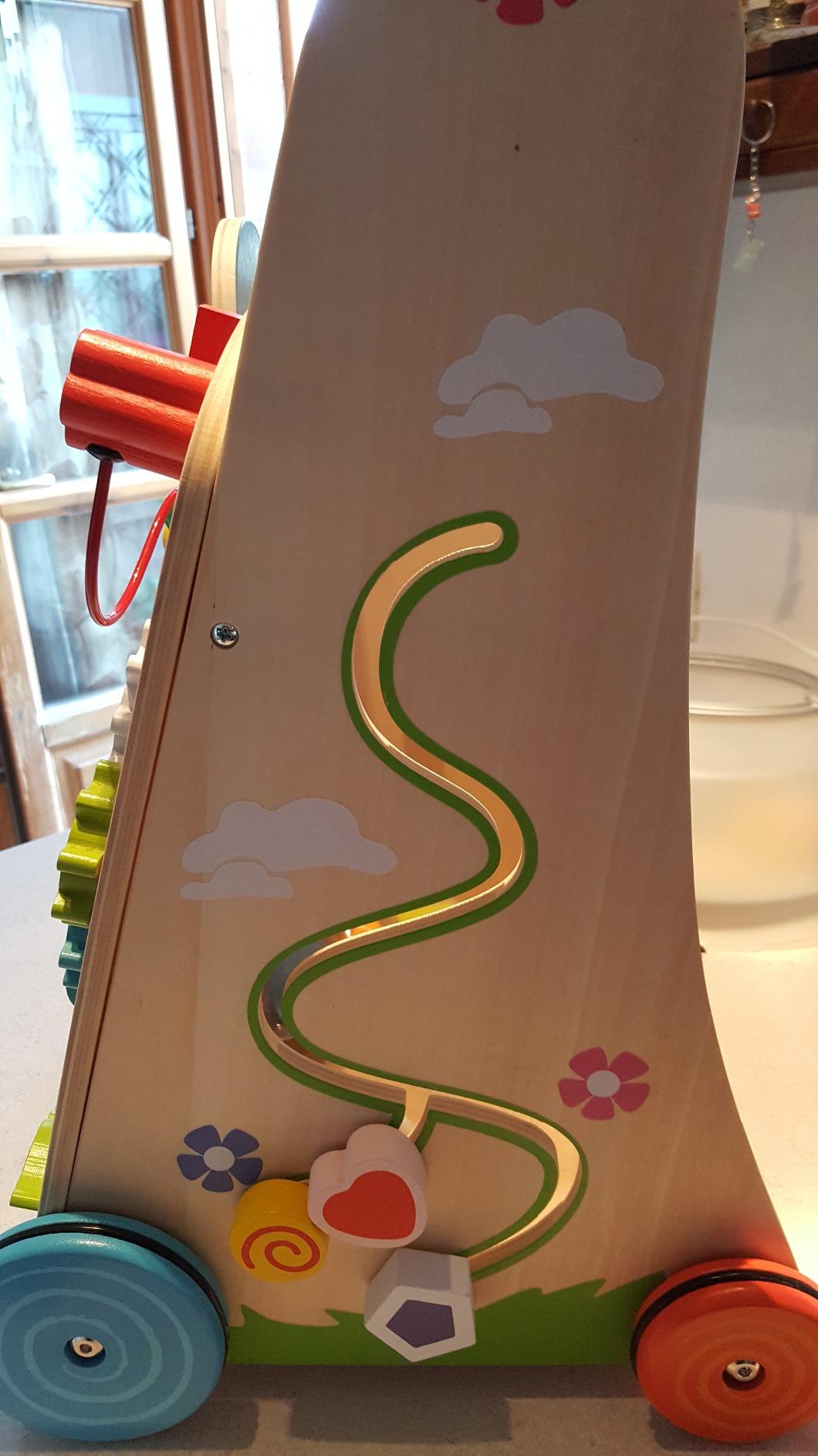 smallfoot 12640 Safari carrello primi passi legno