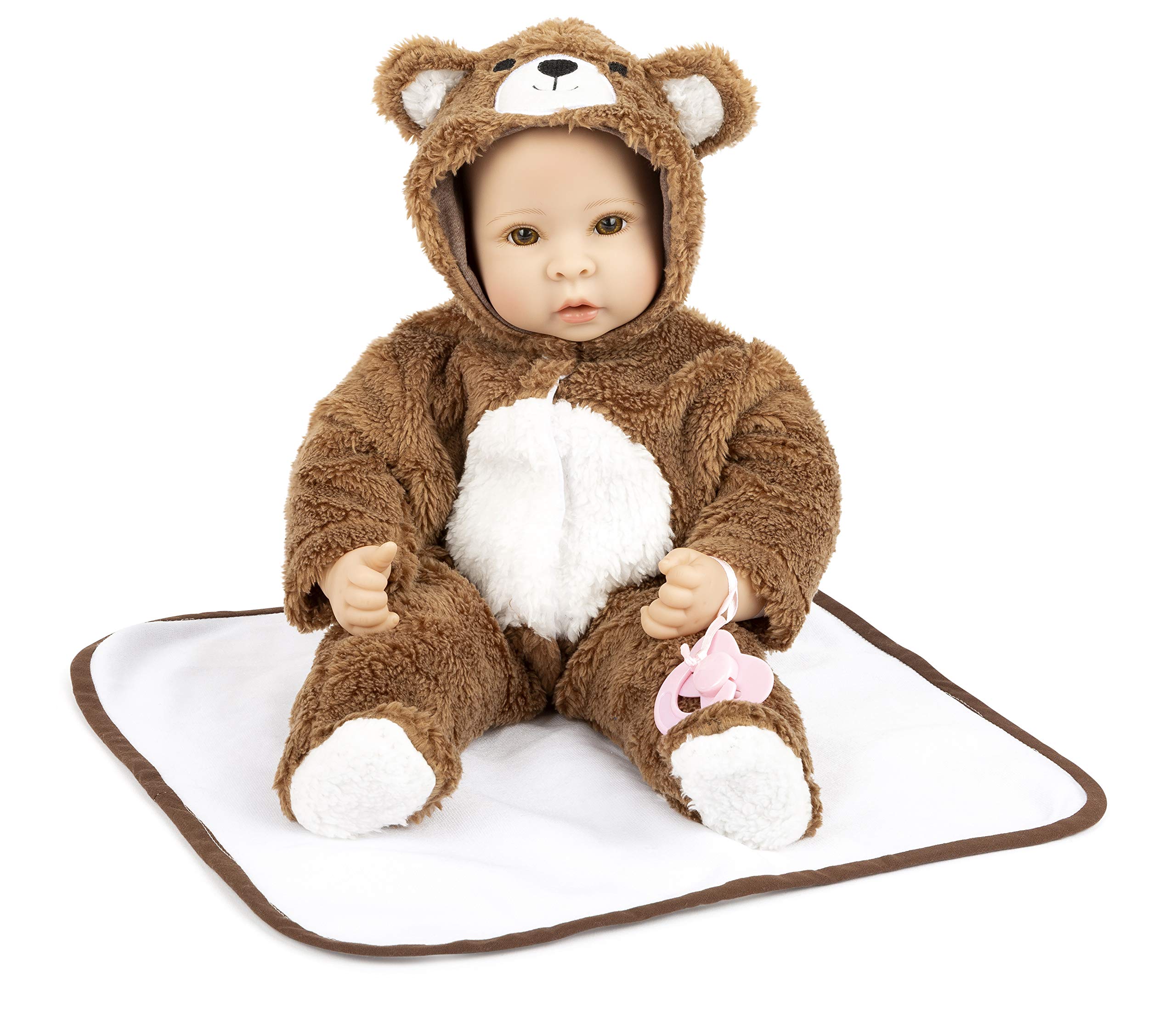smallfoot 11497 bambola orsacchiotto 40 cm con coperta