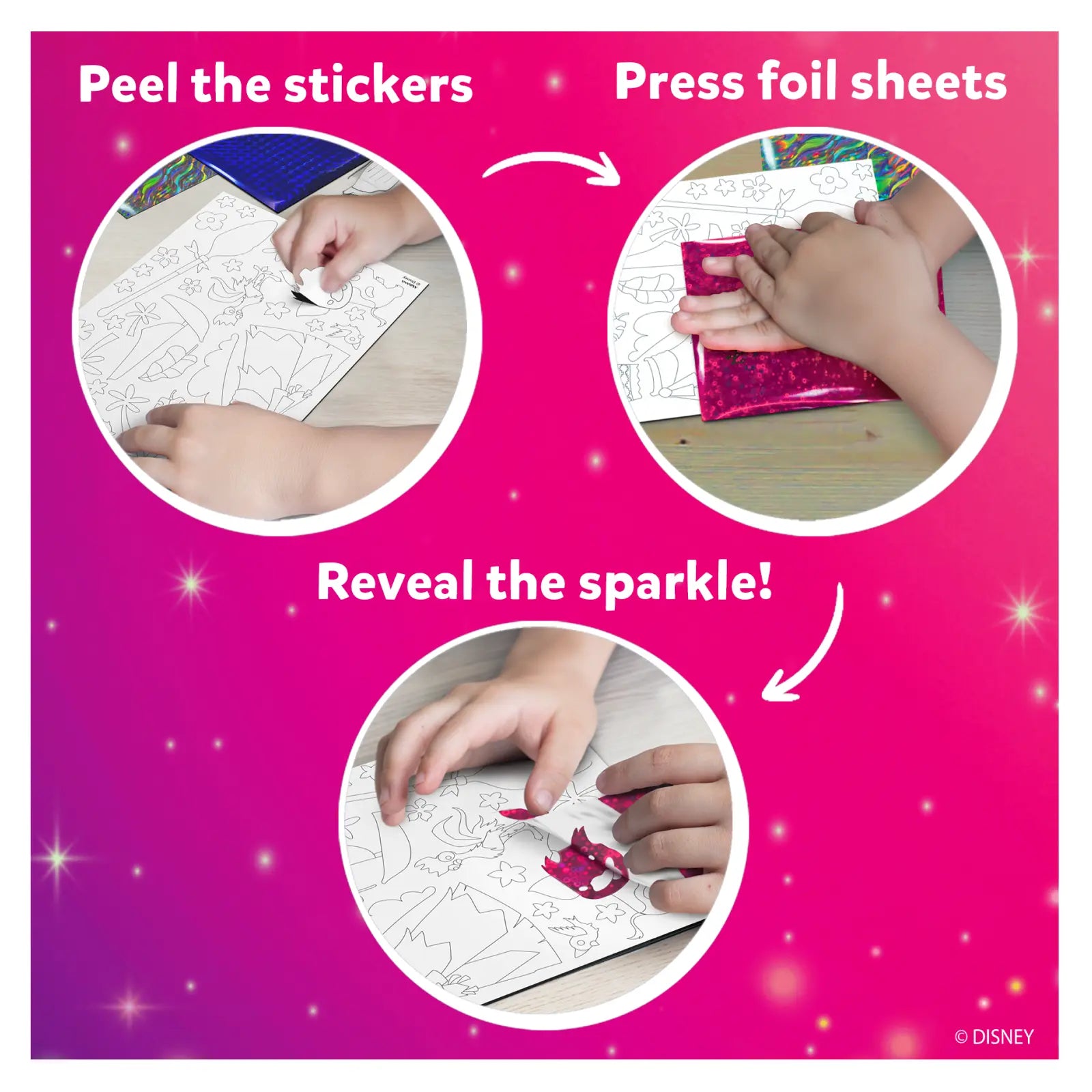 Skillmatics Foil Fun Disney Princess kit foil principesse