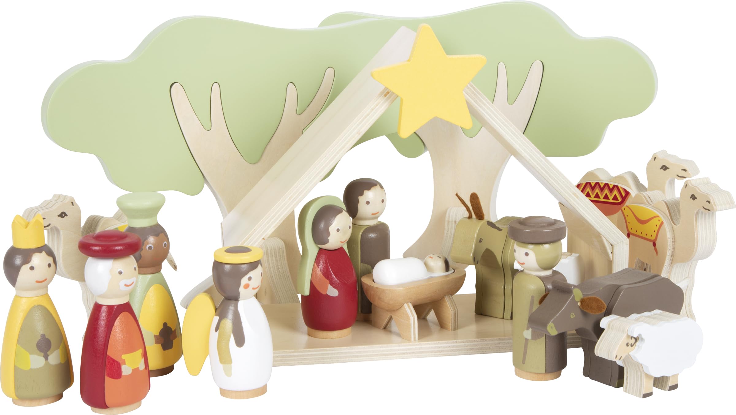 Smallfoot 12356 presepe in legno set gioco Small Natale