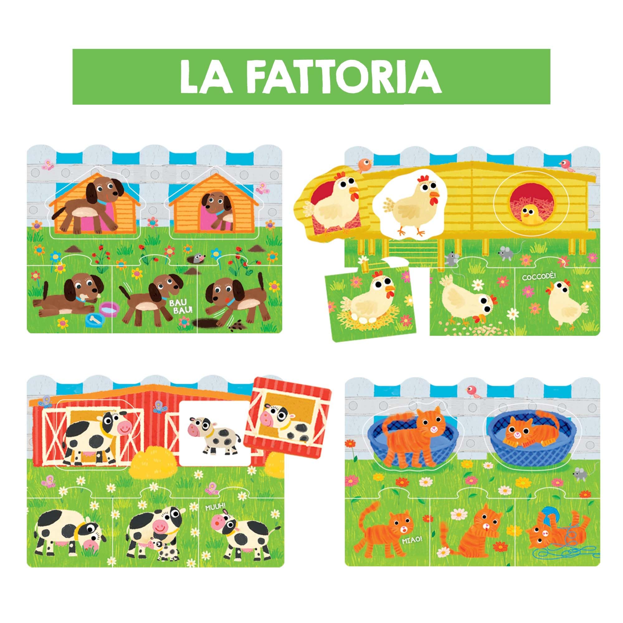 Headu Chi Cosa Dove gioco educativo linguaggio 2-5 anni