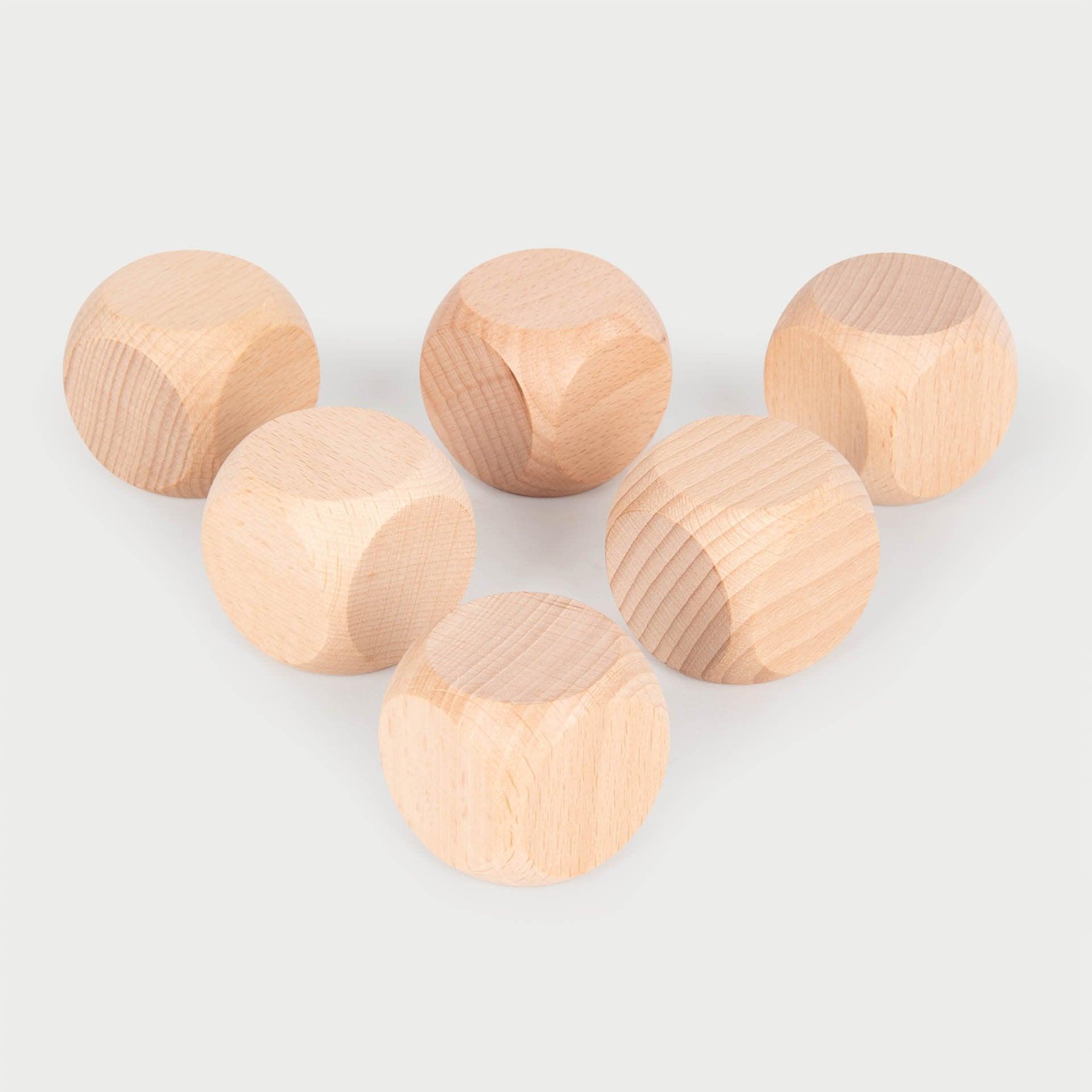 Tickit Beechwood Cubes cubetti legno 4cm 6pz