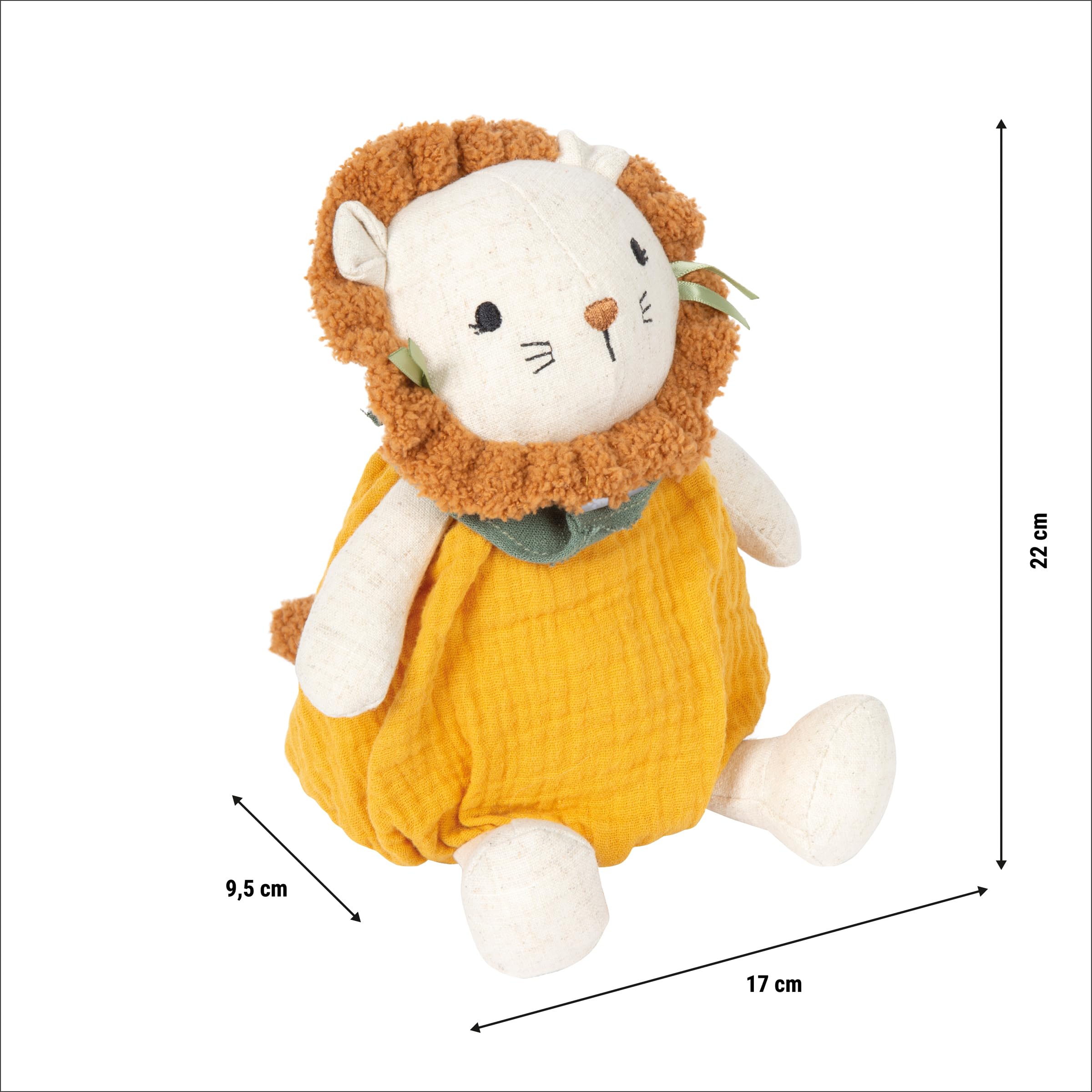 smallfoot Little Lion peluche neonato leoncino