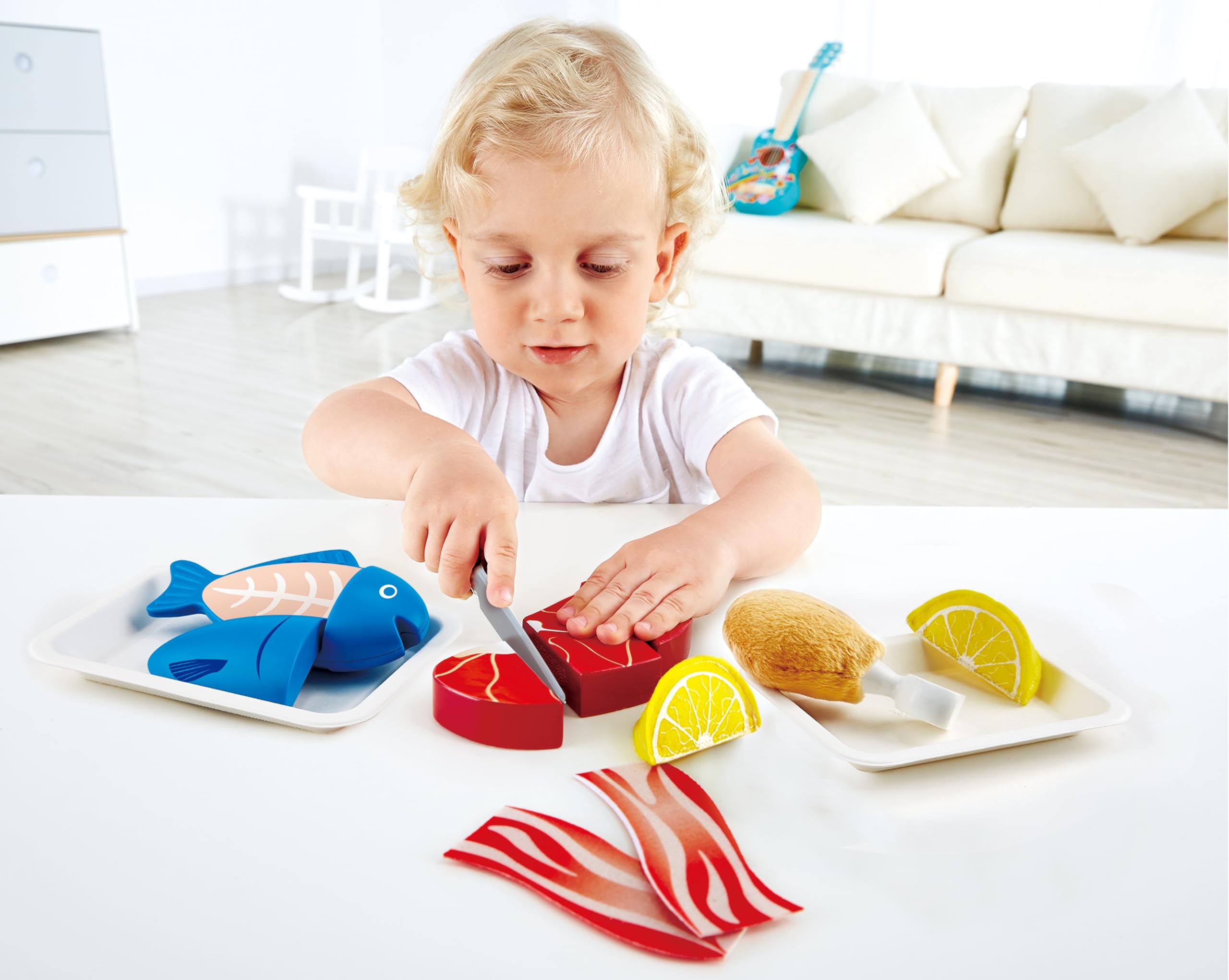 Hape Tasty Proteins alimenti giocattolo per cucina