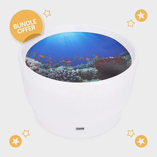 Tickit Discovery Glow Table Under The Sea Play Mat tavolo luminoso