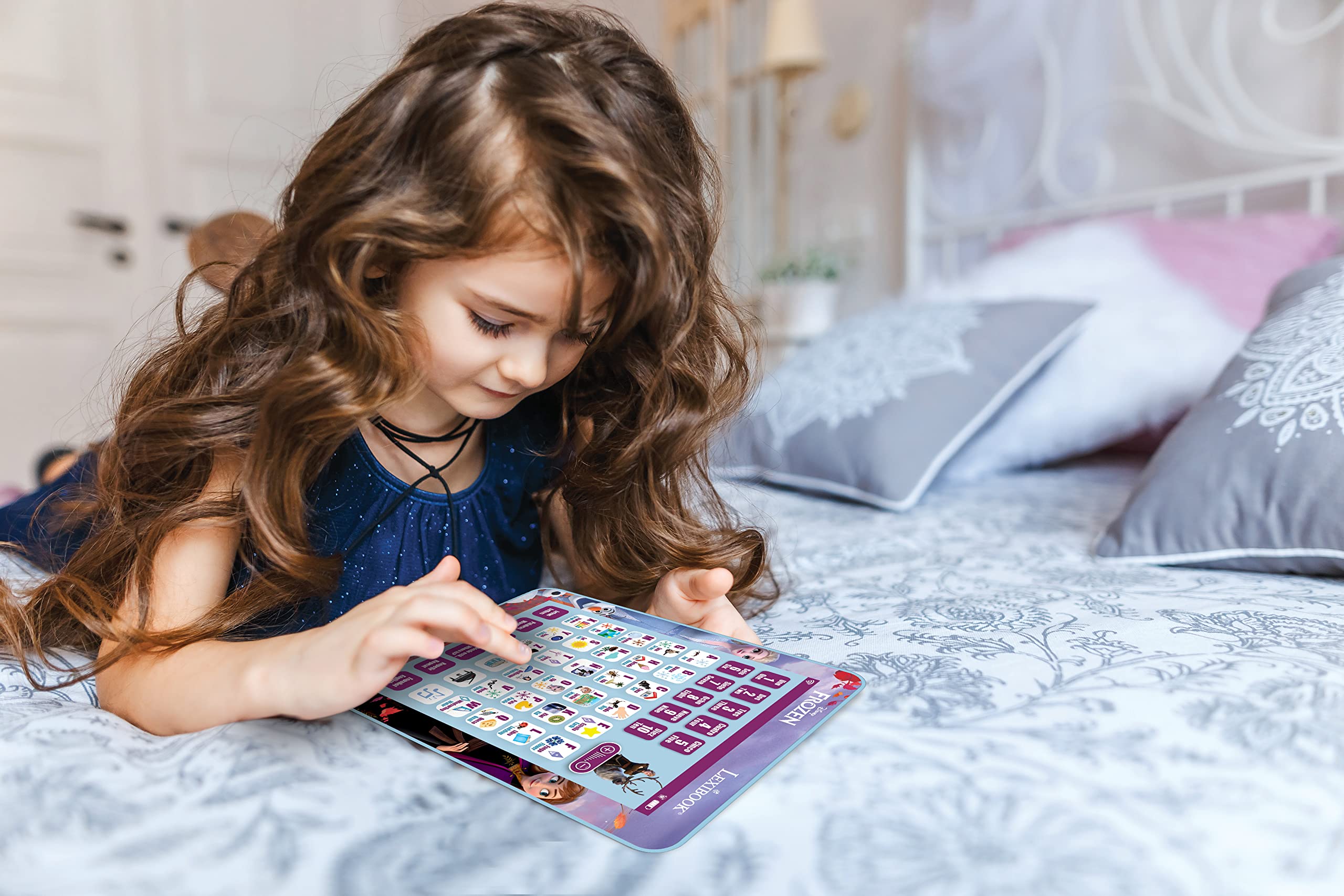 Lexibook Frozen JCPAD002FZi2 tablet educativo viola bilingue