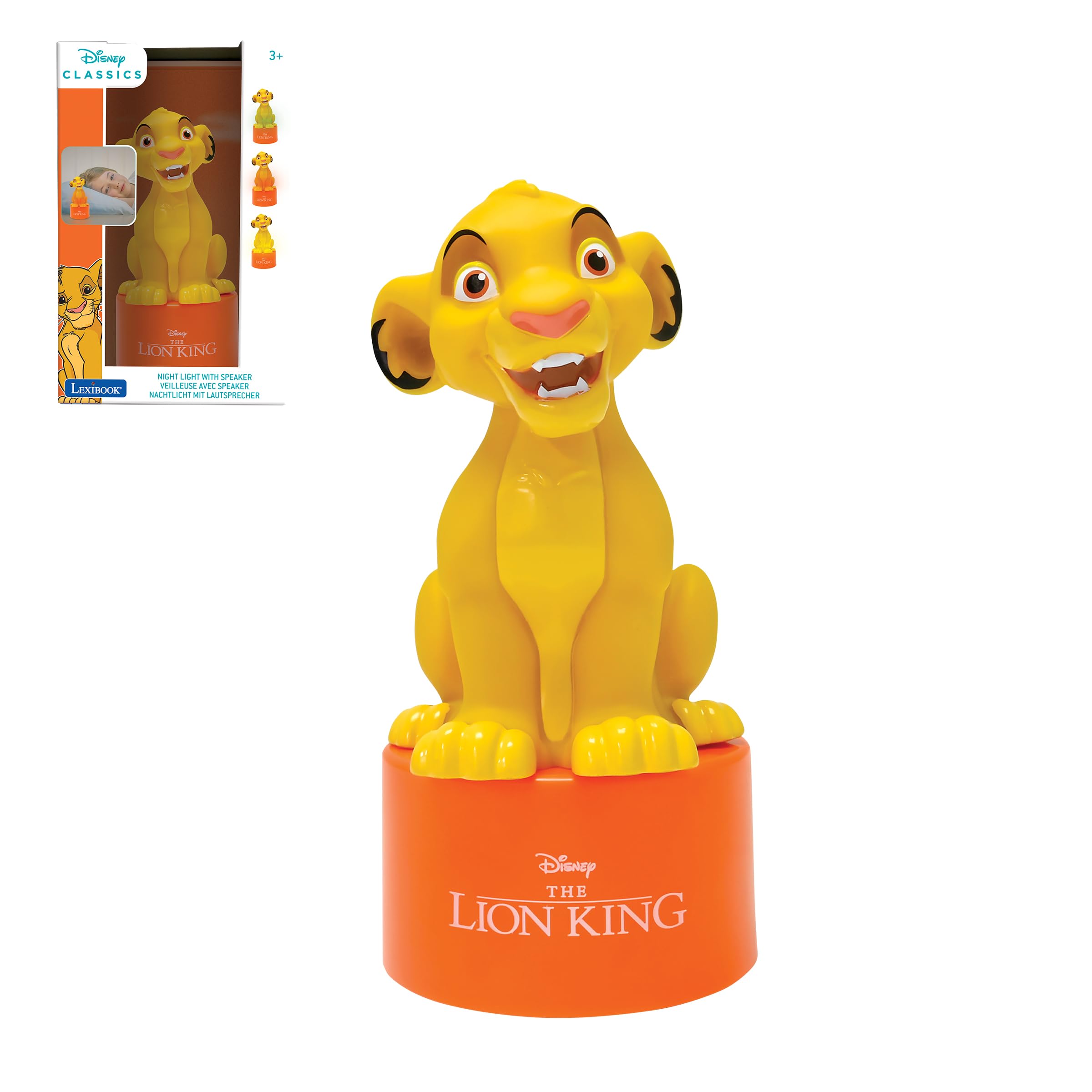 Lexibook Disney Il Re Leone luce notturna con altoparlante