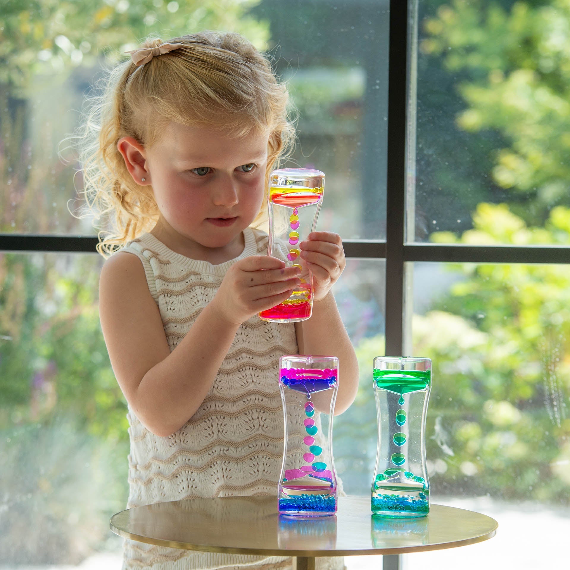 Tickit Sensory Dual Rainbow Cascade tubi 3 pezzi liquidi