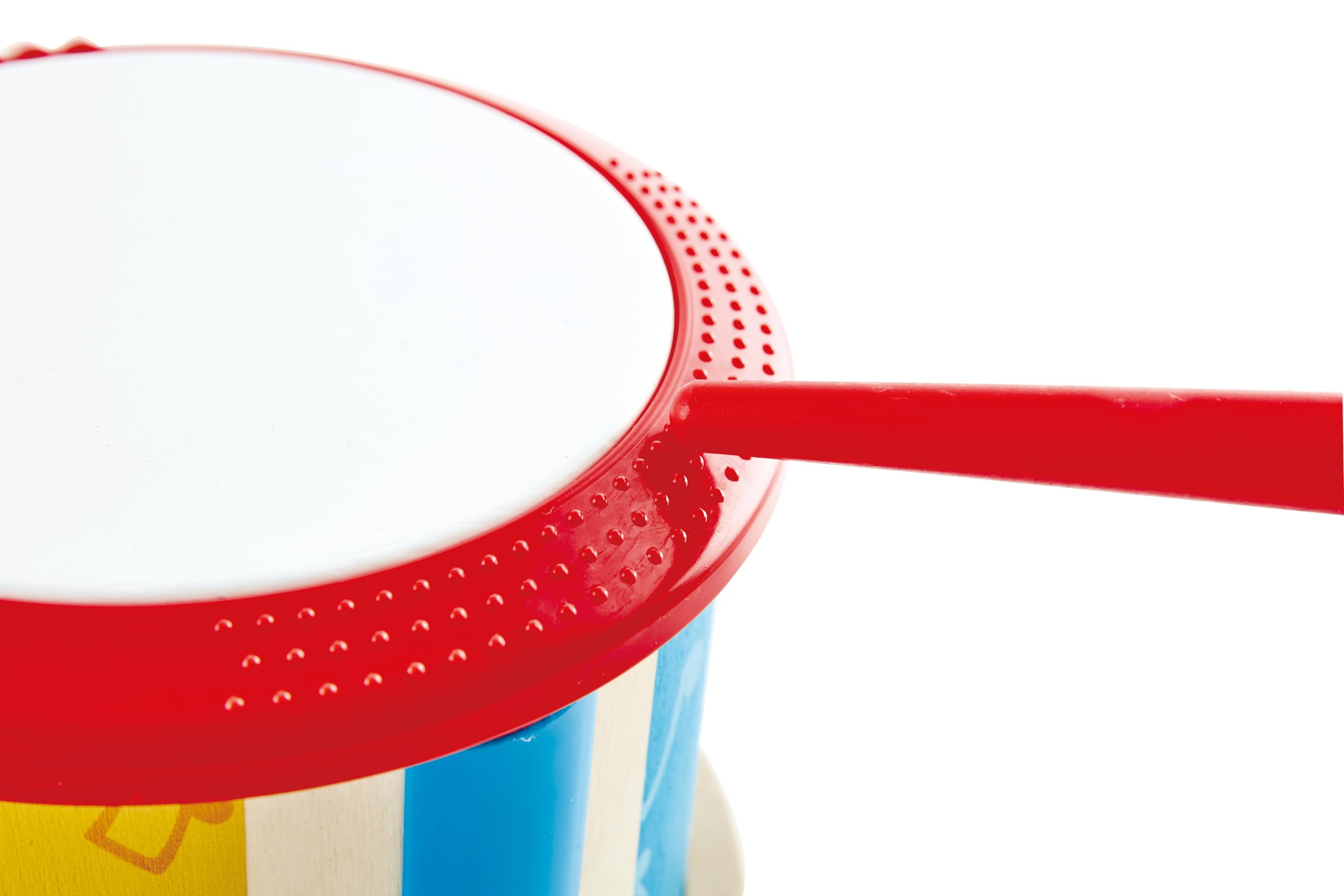 Hape Tamburo a due facce con bacchetta 12 mesi