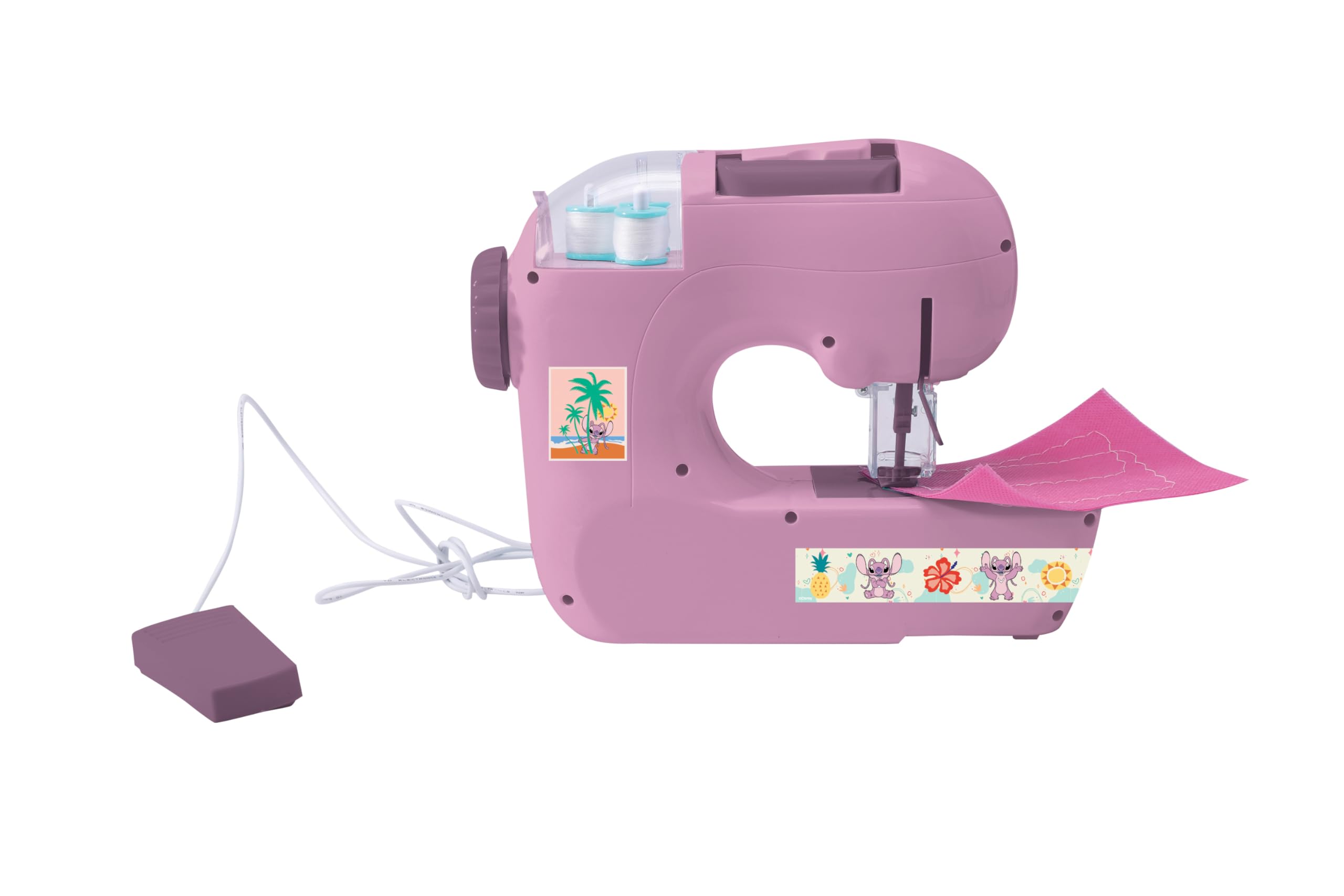 Lexibook Angel SW100D1 Macchina da Cucire Giocattolo con Pedale