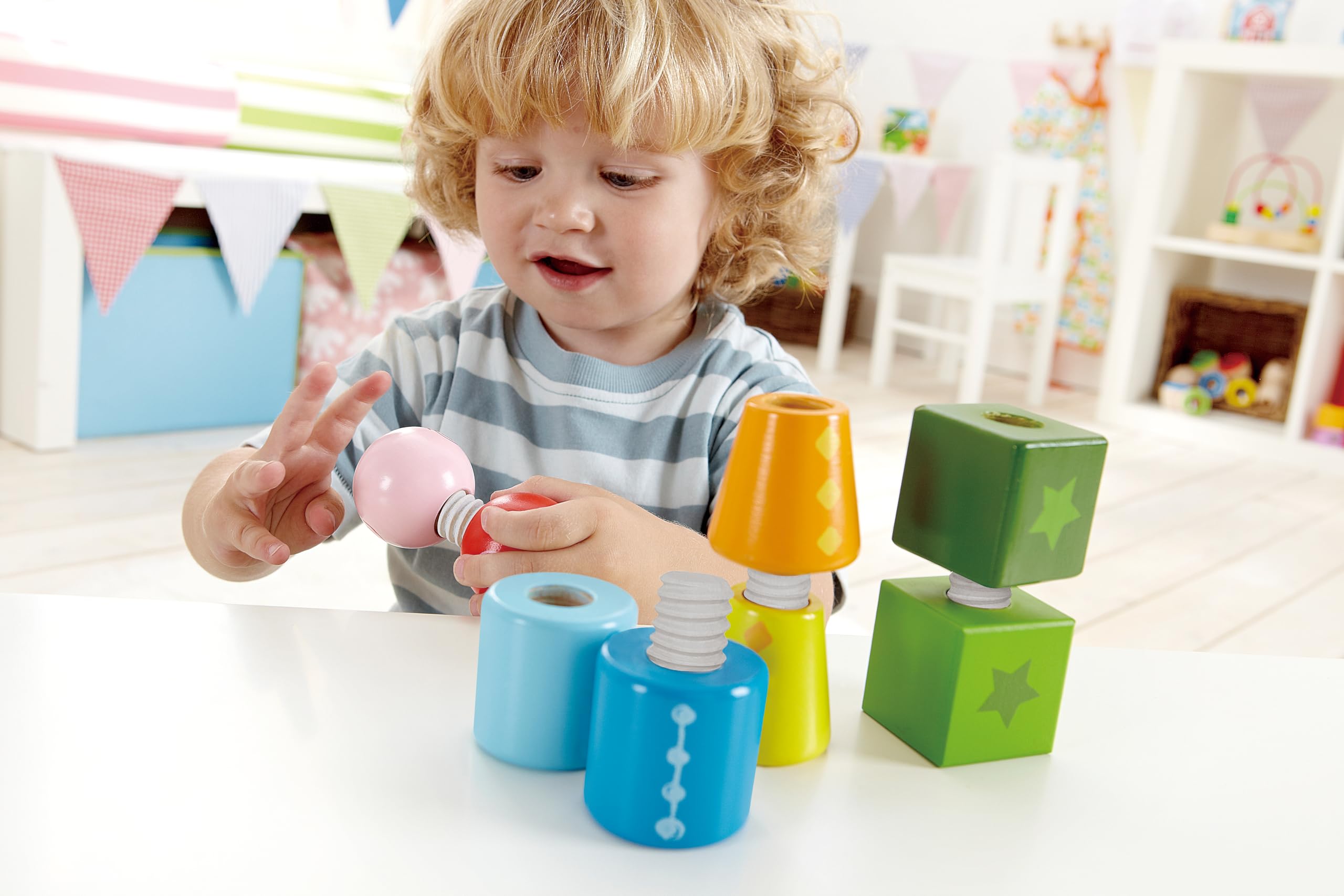 Hape Viti e Bulloni set costruzioni in legno 18 mesi
