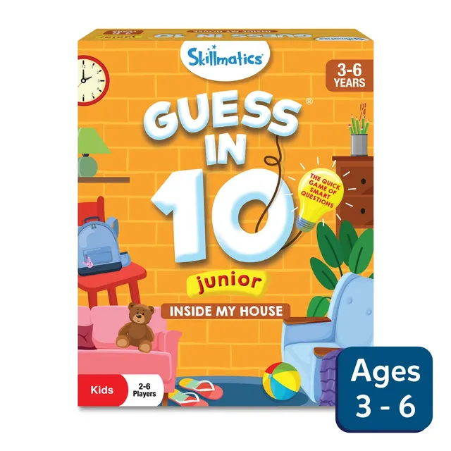 Skillmatics Guess in 10 Junior House gioco carte 3-6 anni