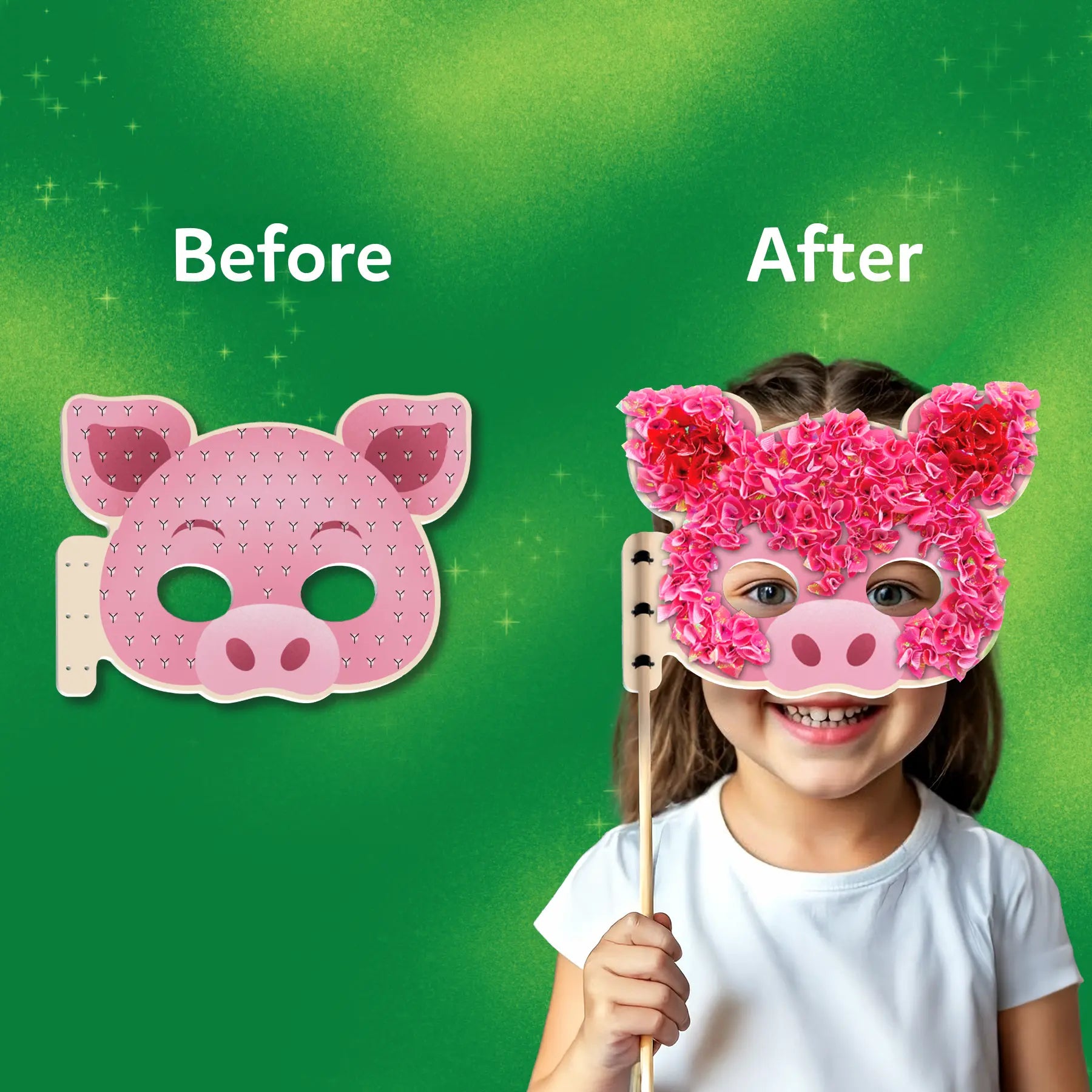 Skillmatics Poke-in Art Animal Masks maschere animali 4-9 anni