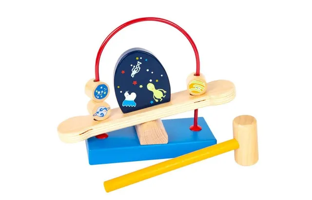 smallfoot 11453 gioco martelletto Space in legno