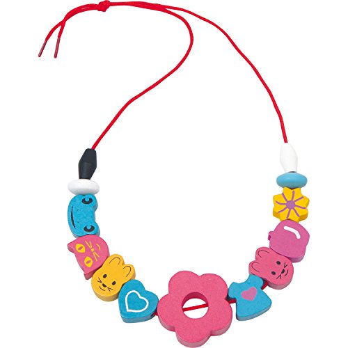 smallfoot Julia 2463 scatola perline legno per bracciali 16 pezzi