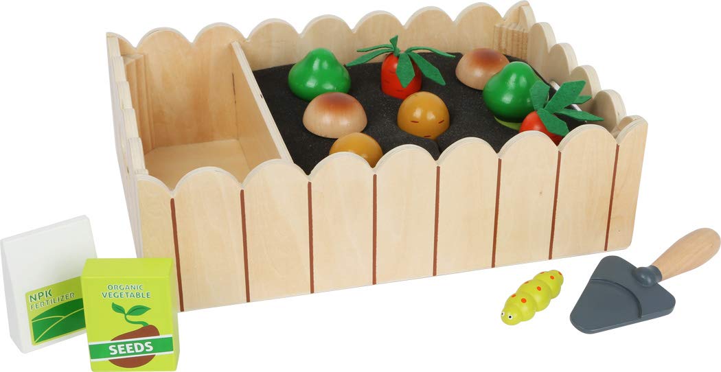 smallfoot 12011 orto in legno gioco con verdure