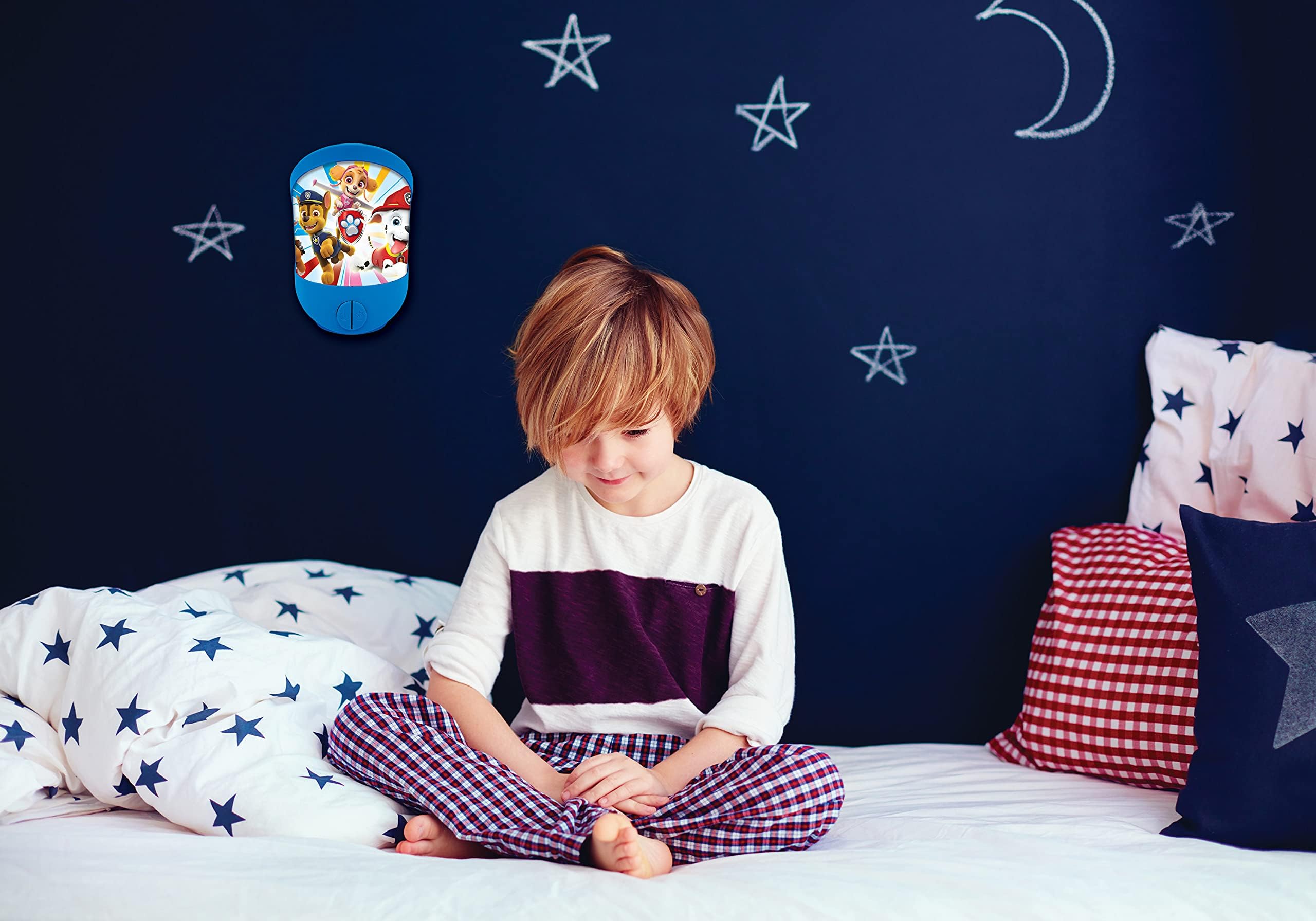 Lexibook NLJ20PA luce notturna LED Paw Patrol batteria cameretta