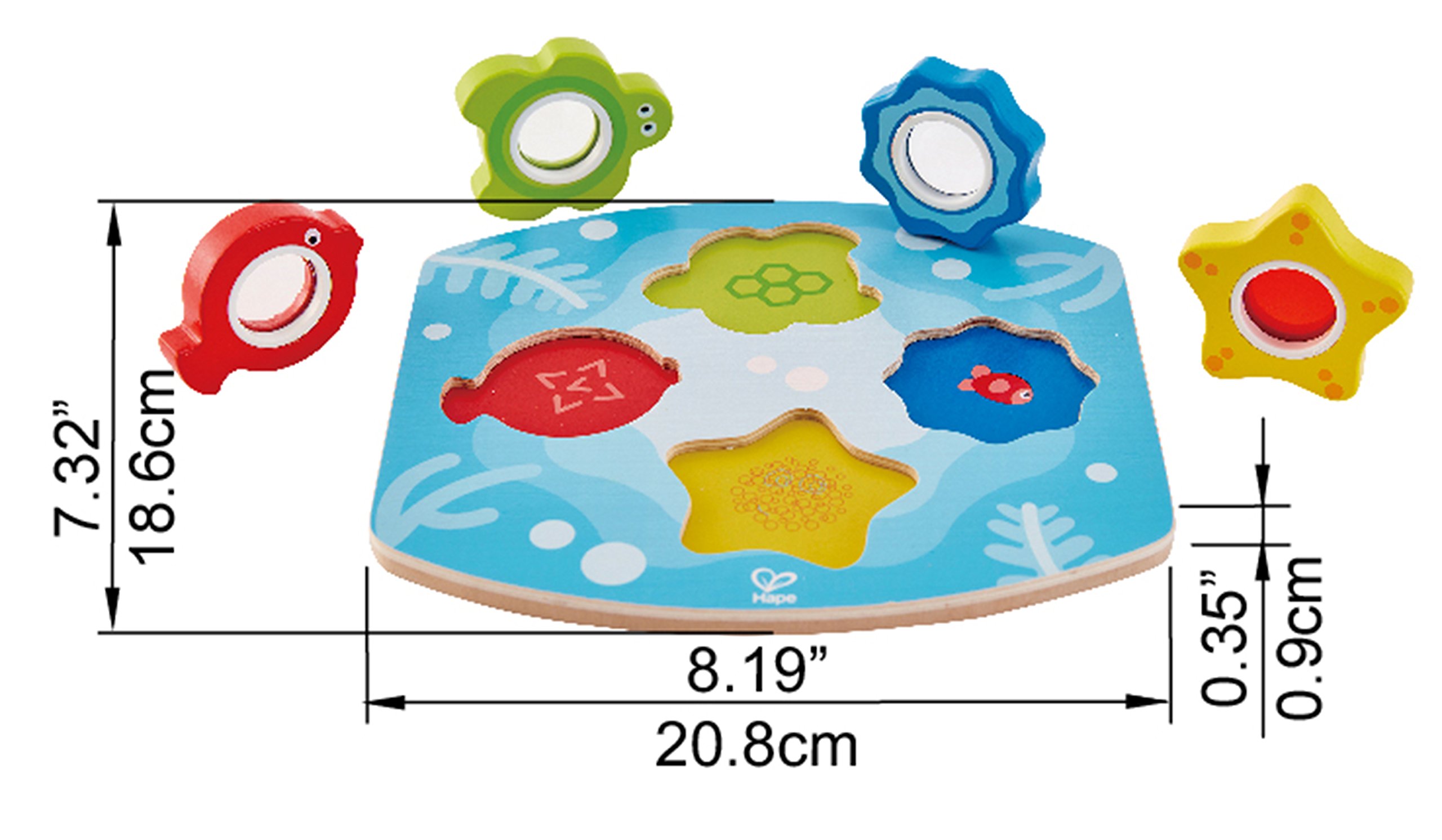 Hape E1617 puzzle in legno
