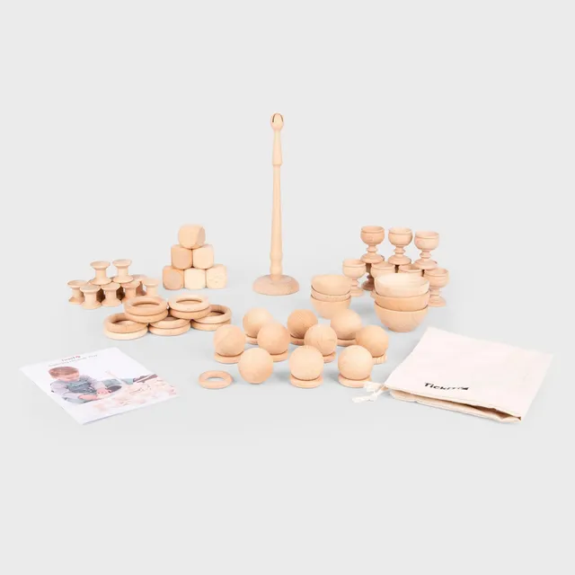Tickit Heuristic Play Starter Set legno 63 pezzi