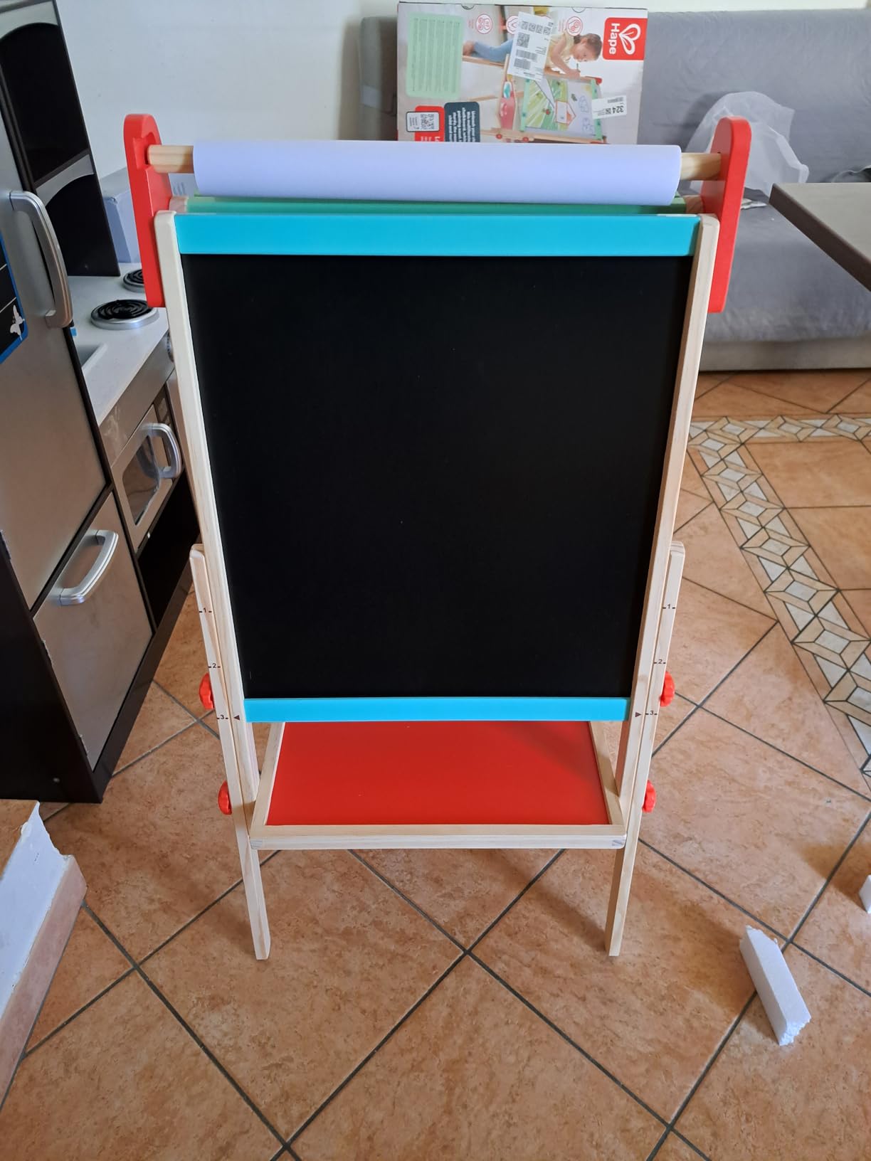 Hape Multiattività lavagna bambini double-face magnetica