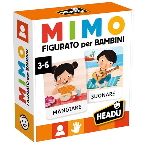 Headu Mimo delle Azioni gioco mimo emozioni 3-6 anni