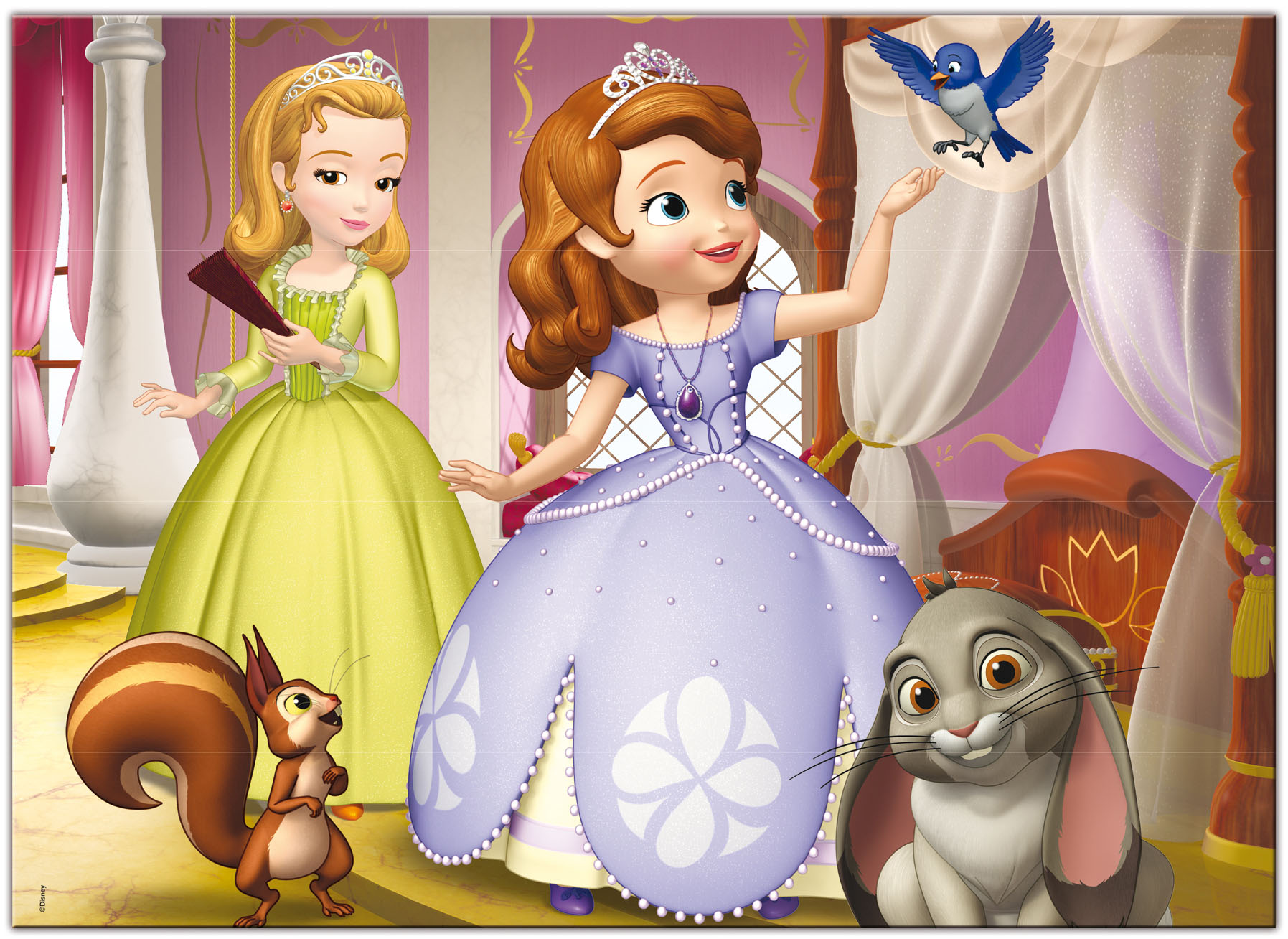 Lisciani Disney Maxi Floor 60 Sofia puzzle double-face 60 pezzi