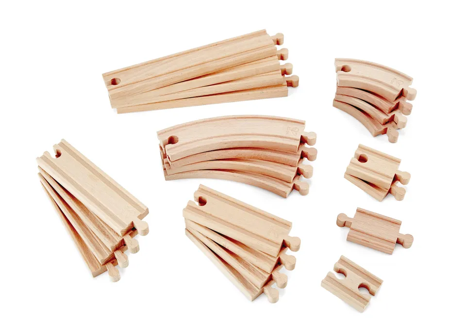 Hape Super Espansione Binari treno legno 24 pezzi