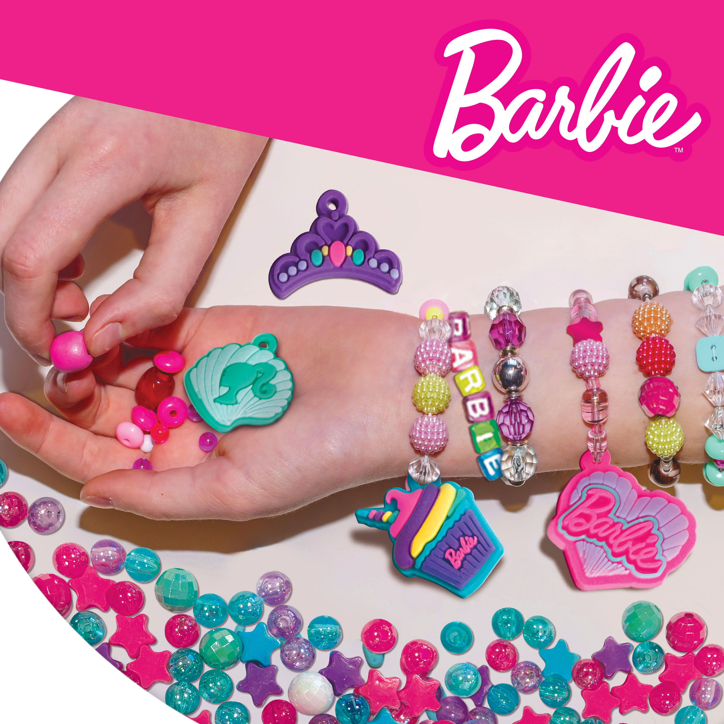 Lisciani Barbie Fashion Jewellery Butterfly kit bijoux perline