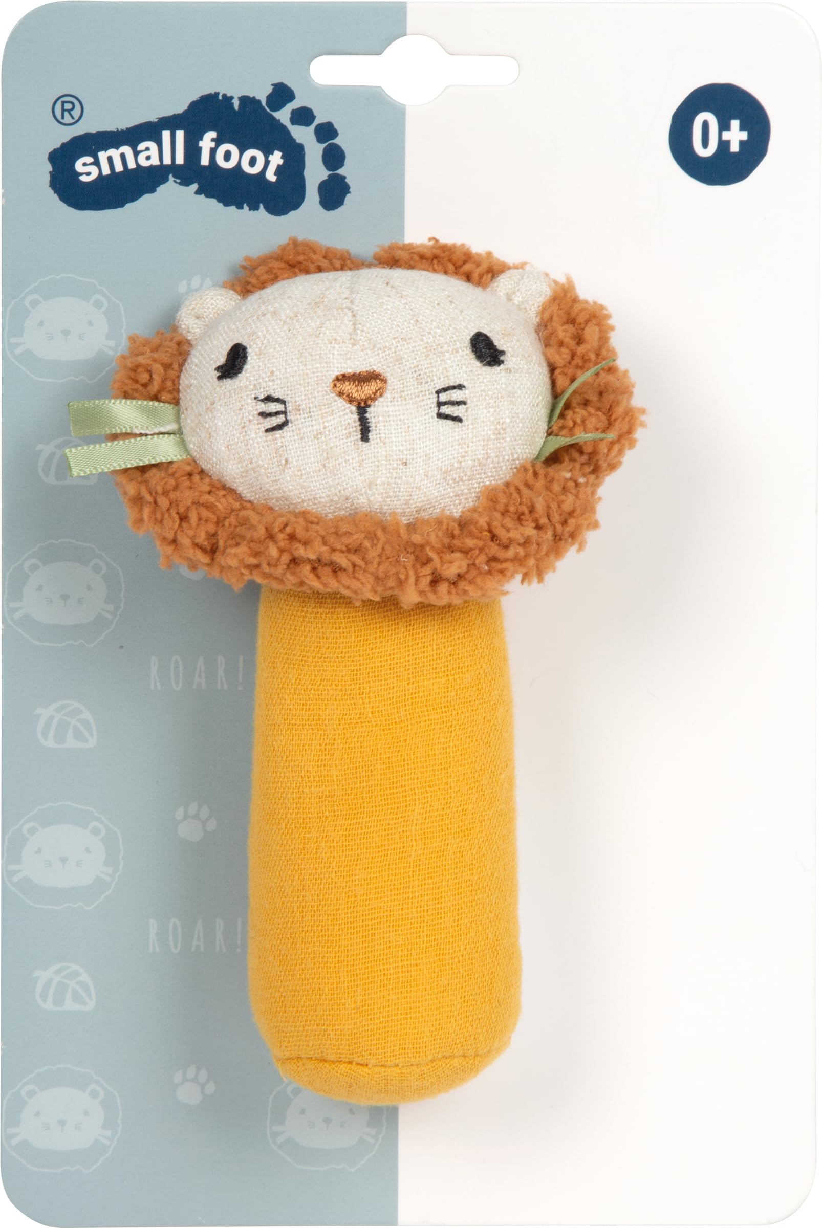 smallfoot Little Lion 12771 sonaglio stoffa leone 0+ mesi