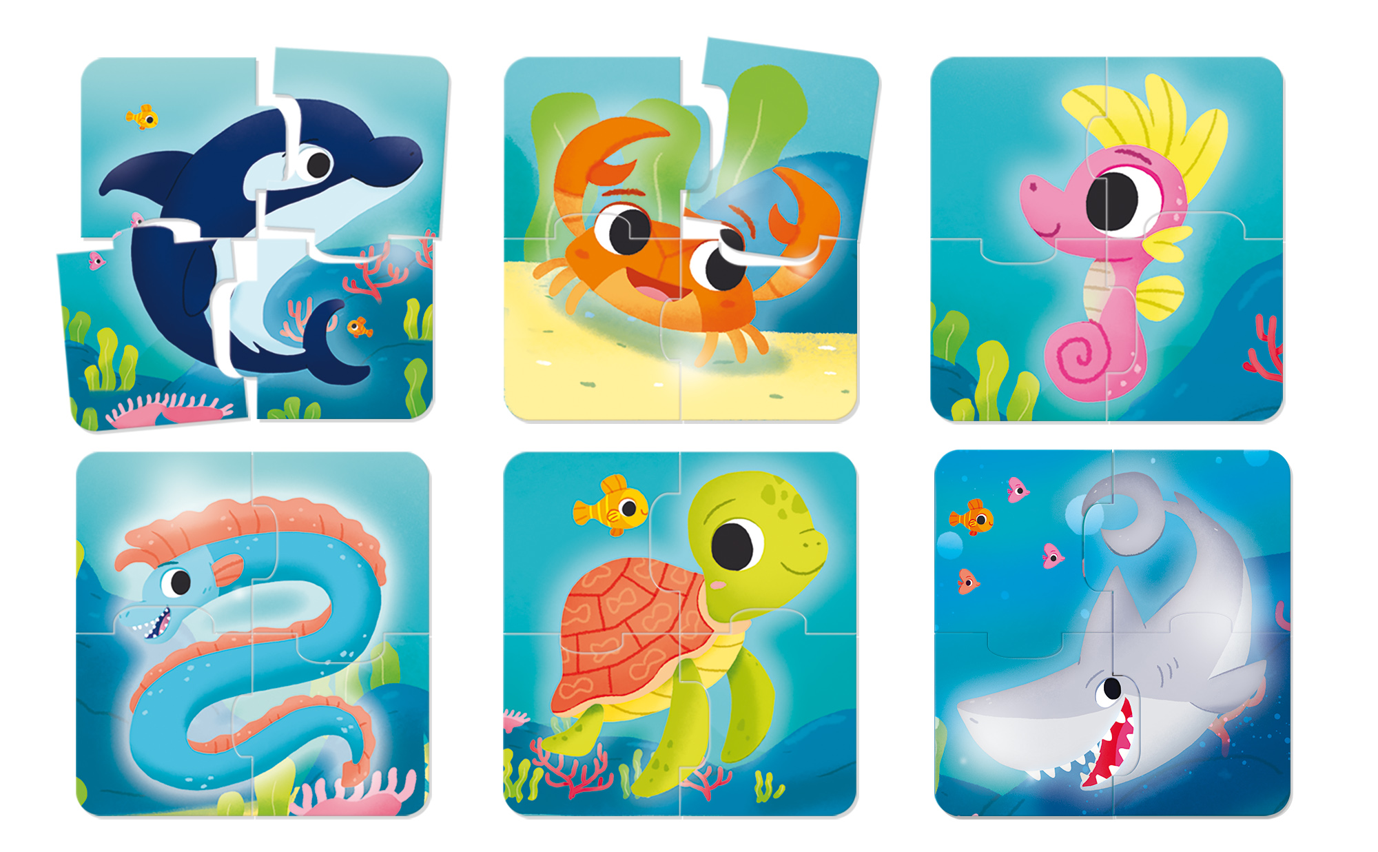 Lisciani Carotina Baby puzzle Il Mare bambini