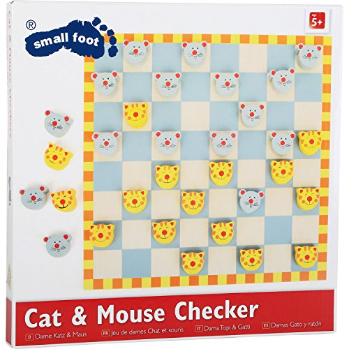 smallfoot 7354 Gatto e Topo Gioco Dama Bambini