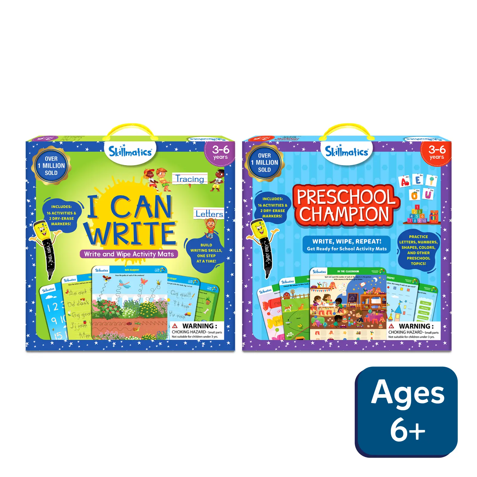 Skillmatics Preschool Champion puzzle pavimento 48 pezzi cerca e trova