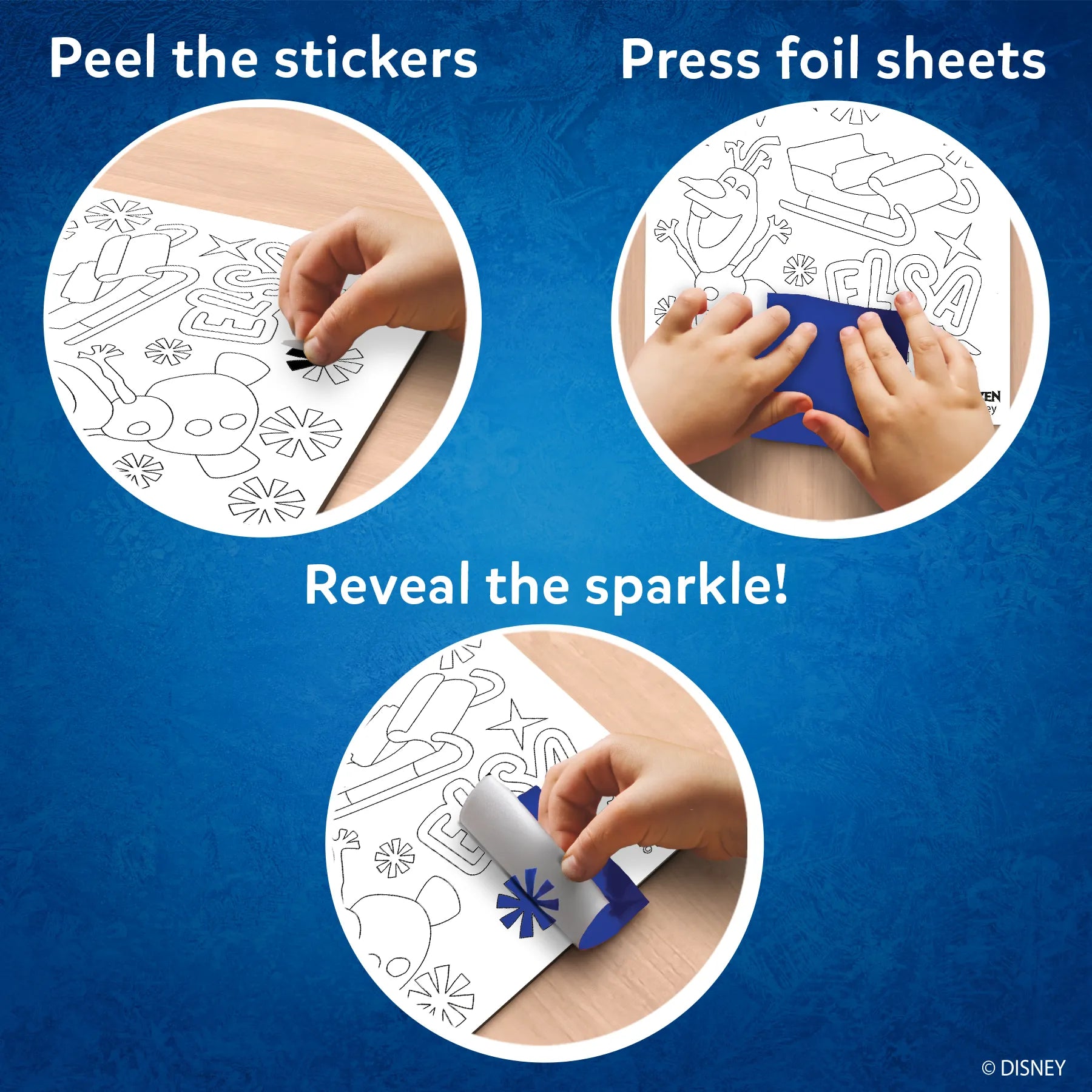 Skillmatics Foil Fun Disney Frozen kit arte foil 4-9 anni