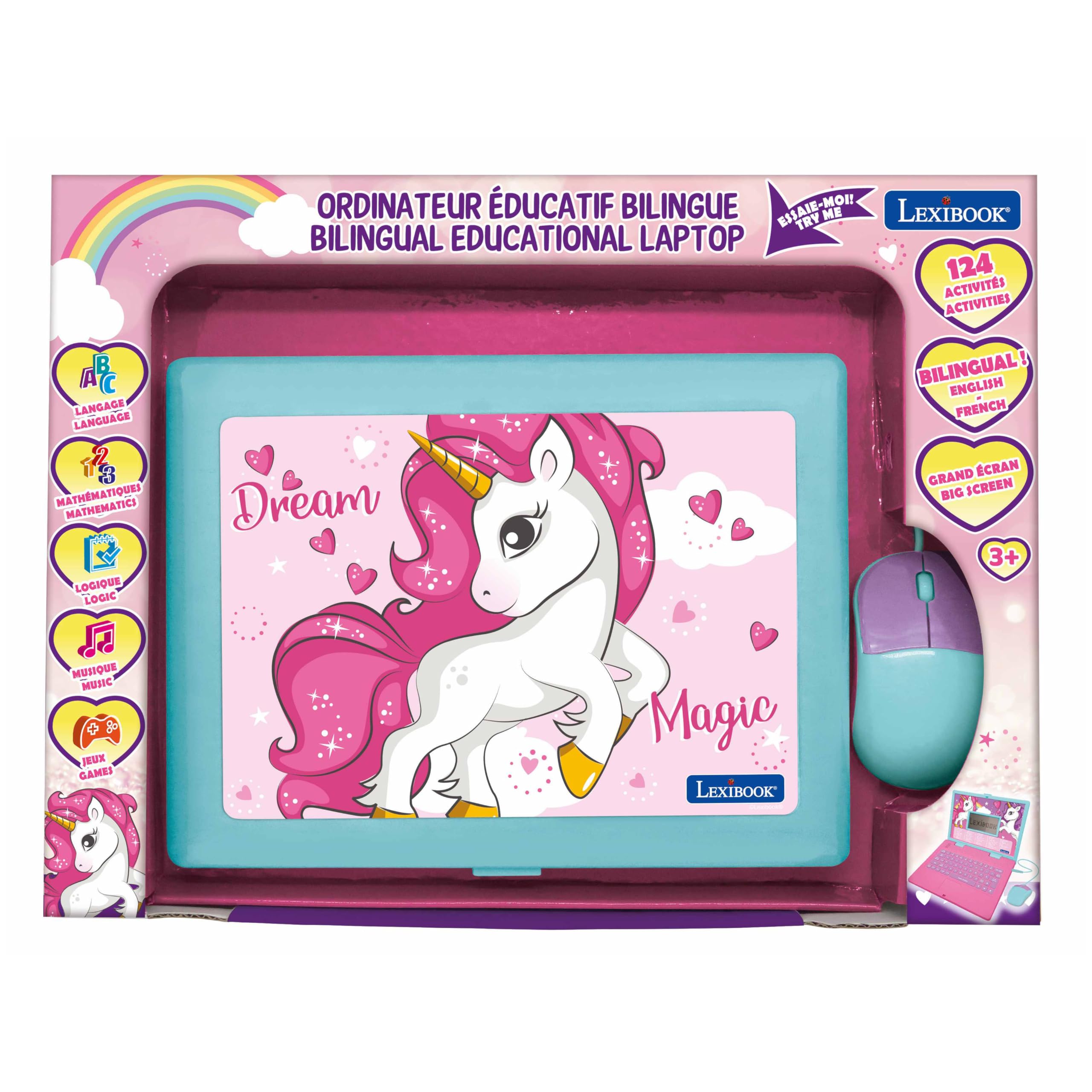Lexibook Unicorno JC598UNI computer educativo bilingue